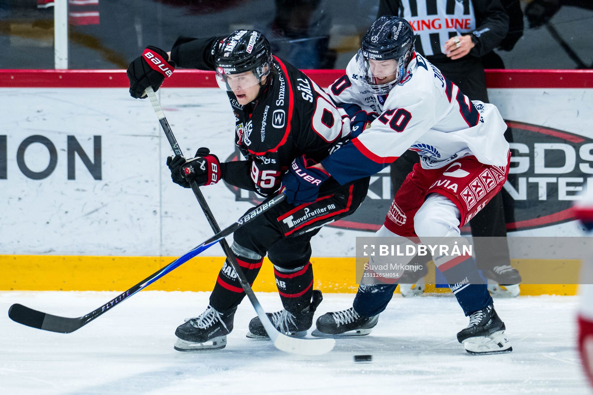 Nybros Gabriel Säll och Oskarshamns Victor Johansson