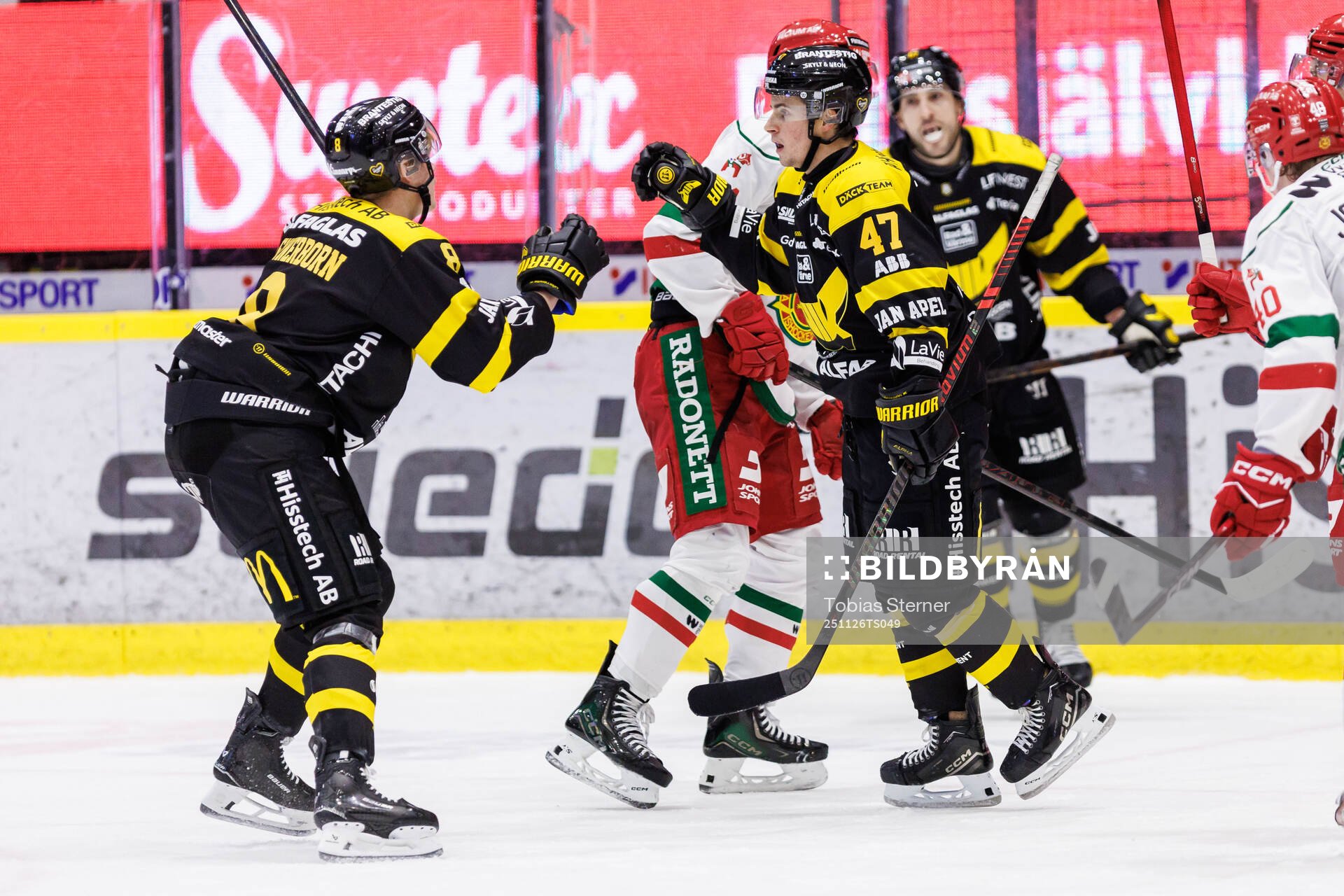 Västerås Patrick Guay jublar