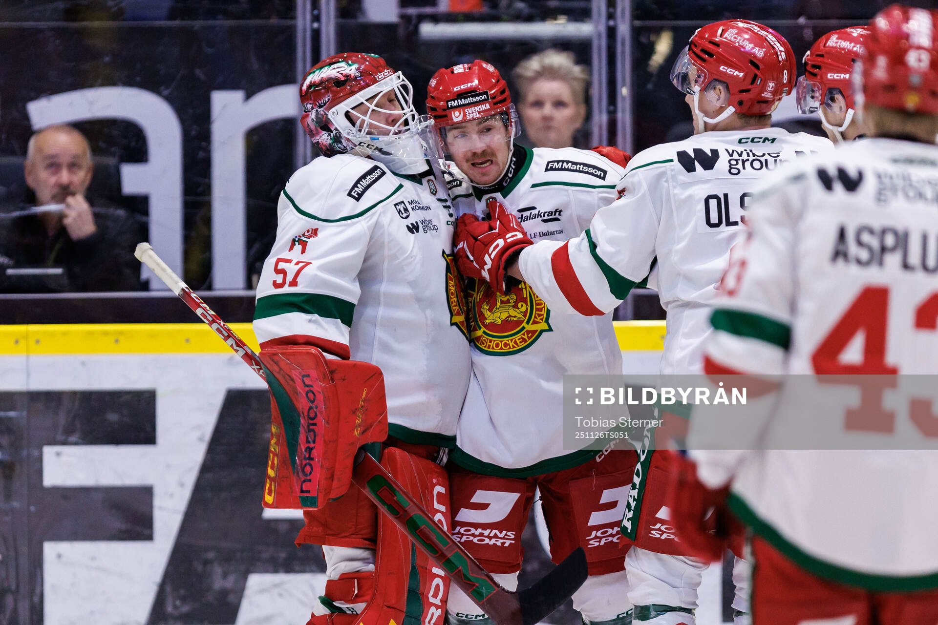 Moras målvakt Tobias Johansen Breivold och Connor