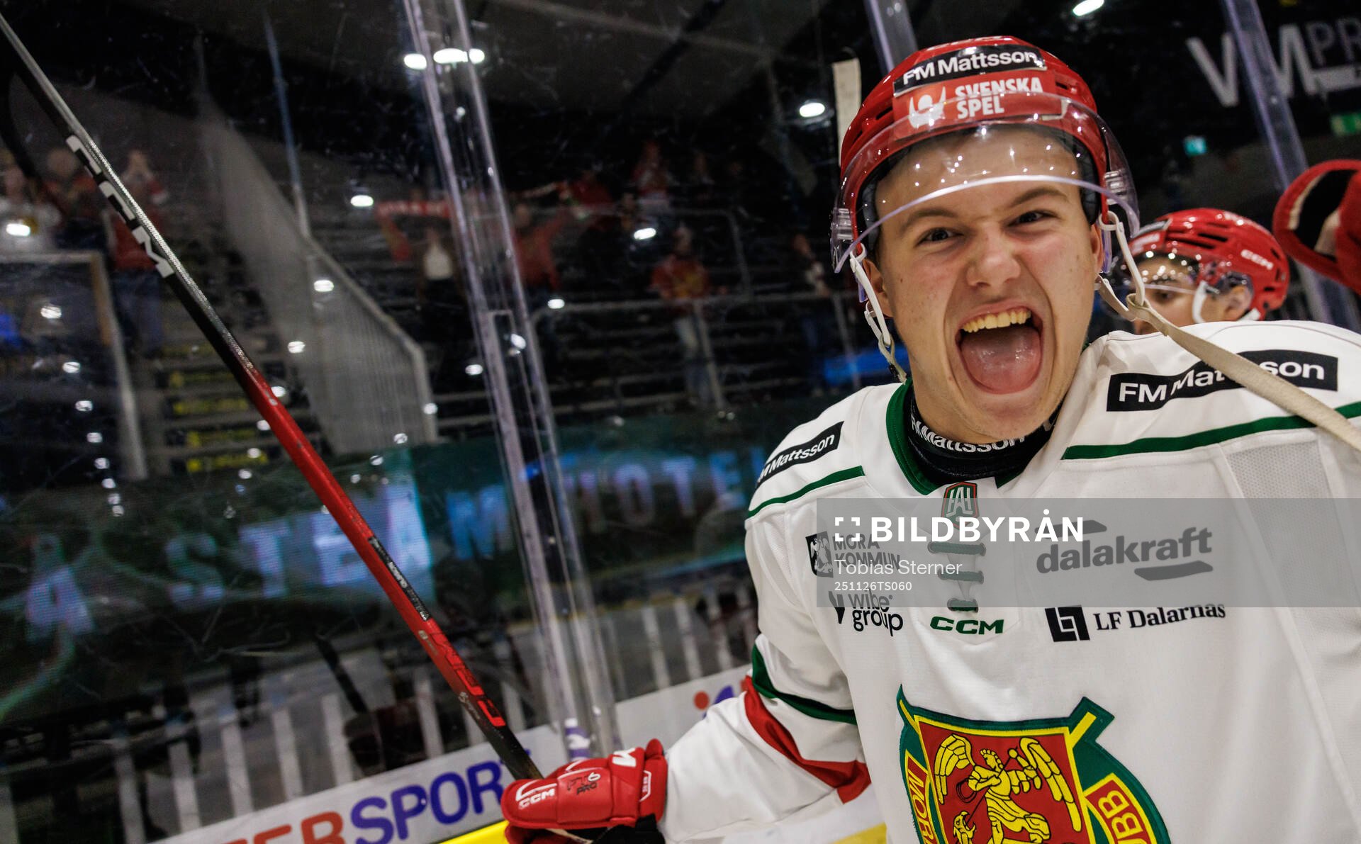 Moras Anton Olsson jublar