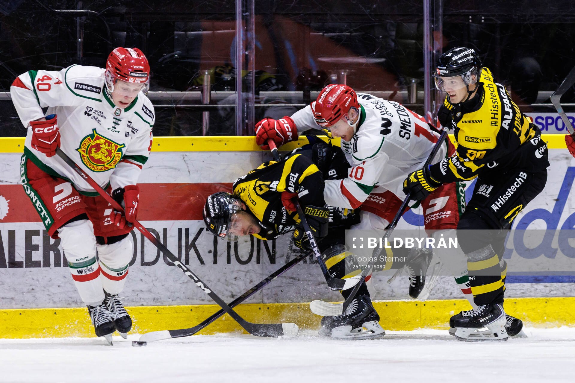 Moras Felix Johansson och Västerås Konstantin Komarek och