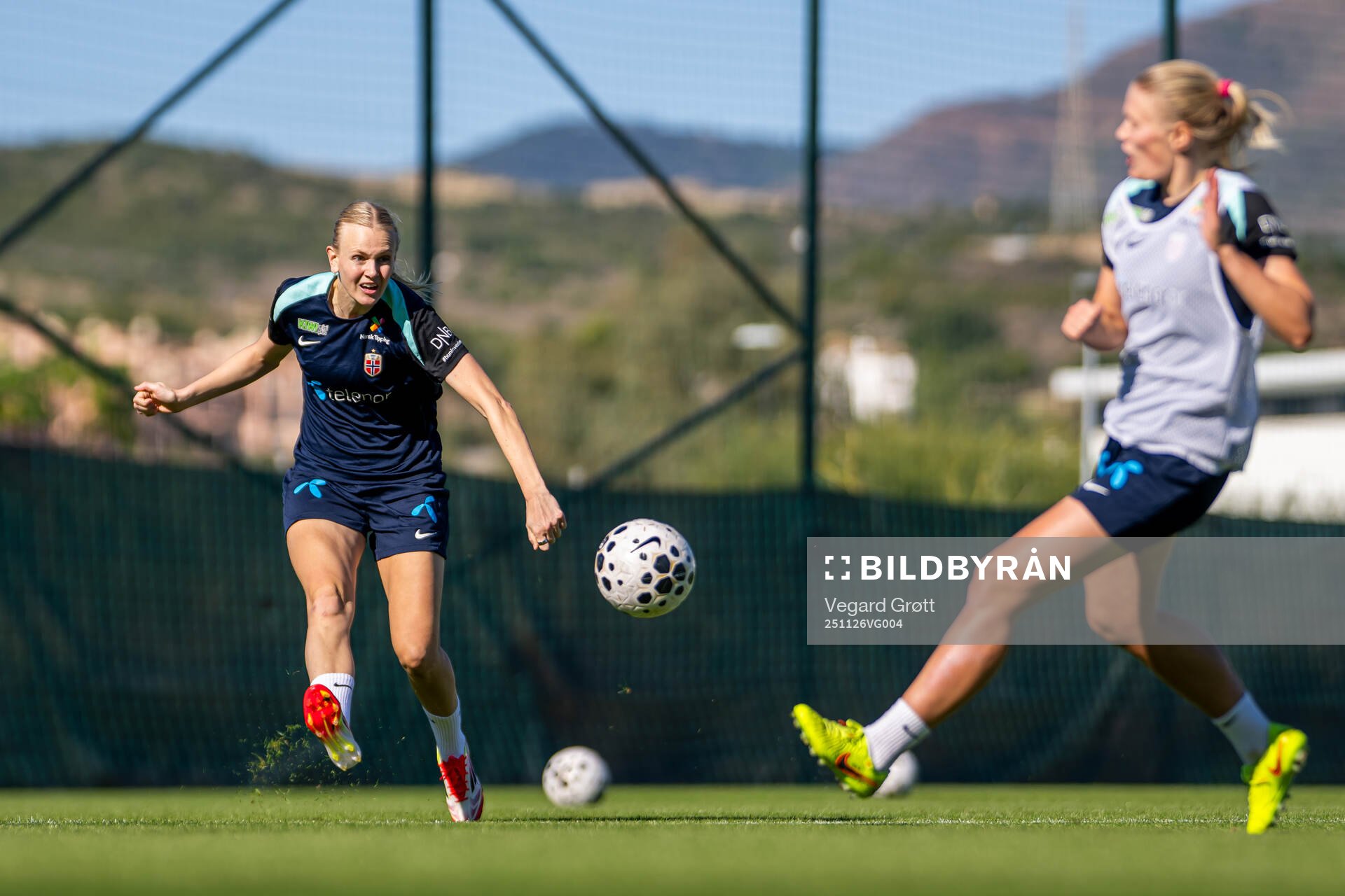 Karina Sævik of the Norwegian women's national football