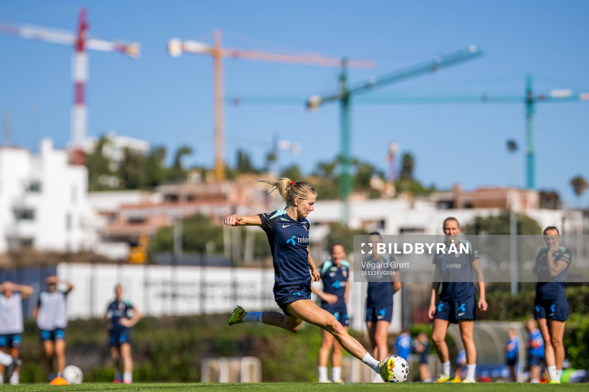 Ada Hegerberg of the Norwegian women's national football