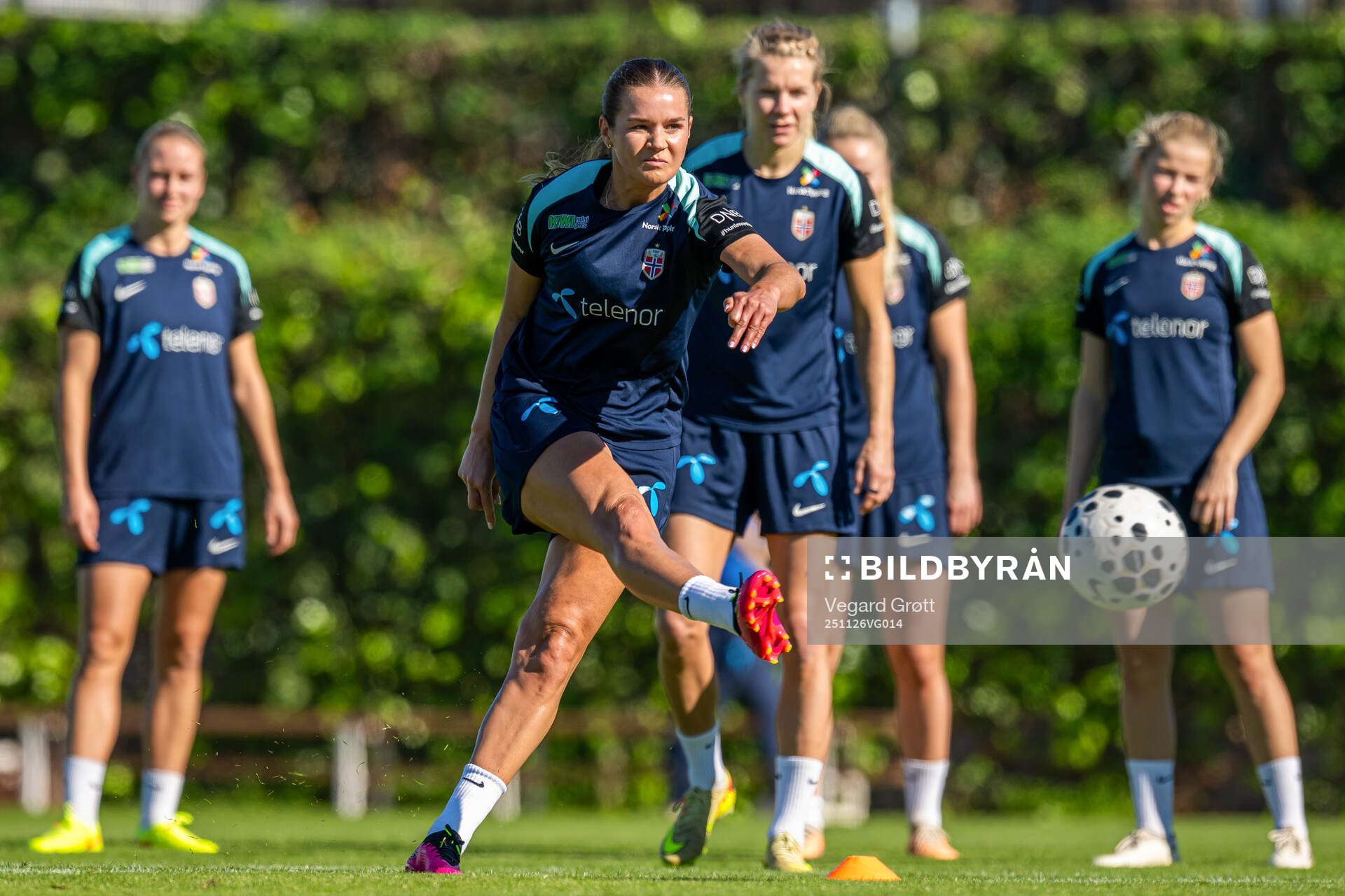 Andrea Norheim of the Norwegian women's national football