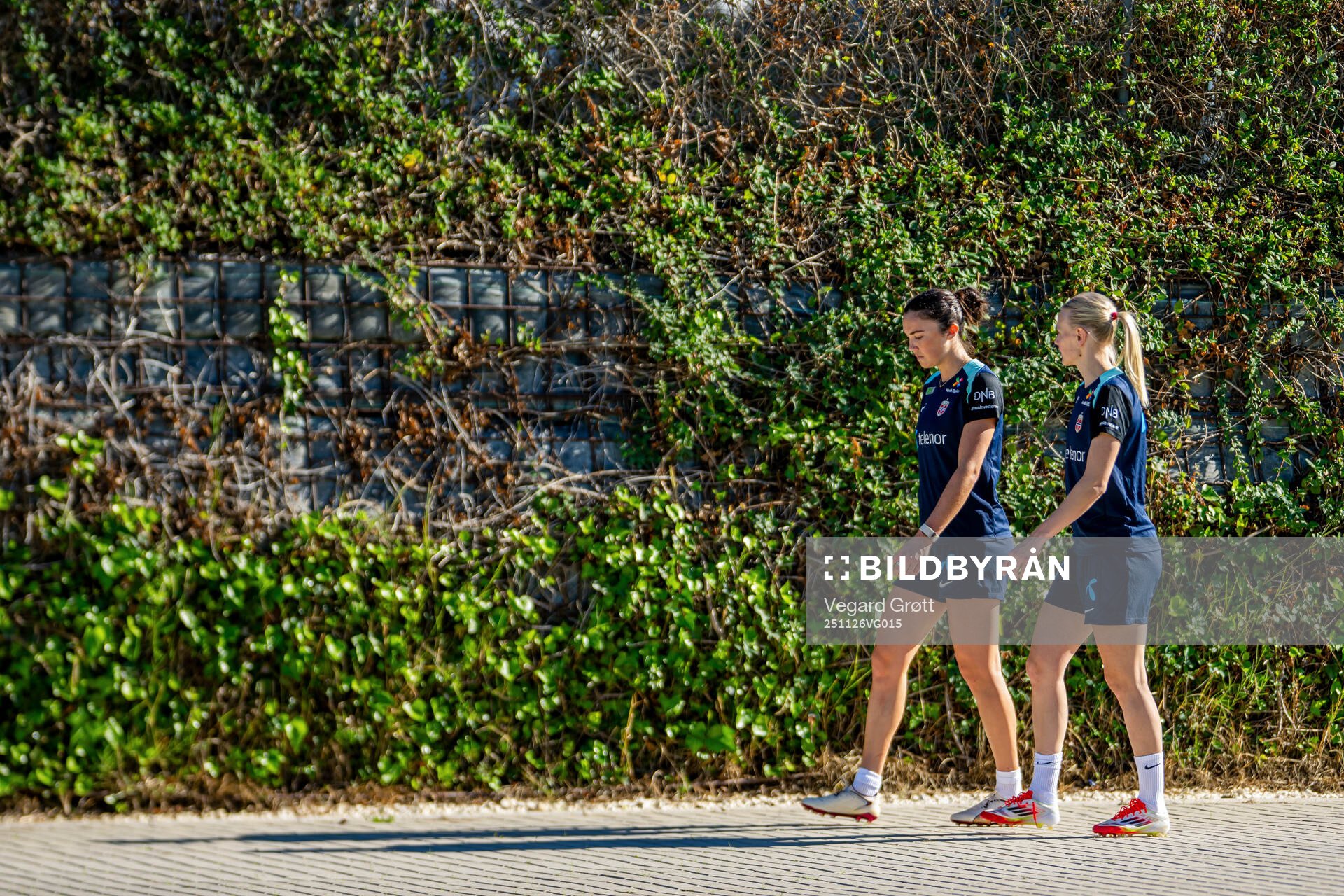 Ingrid Syrstad Engen and Karina Sævik of the Norwegian