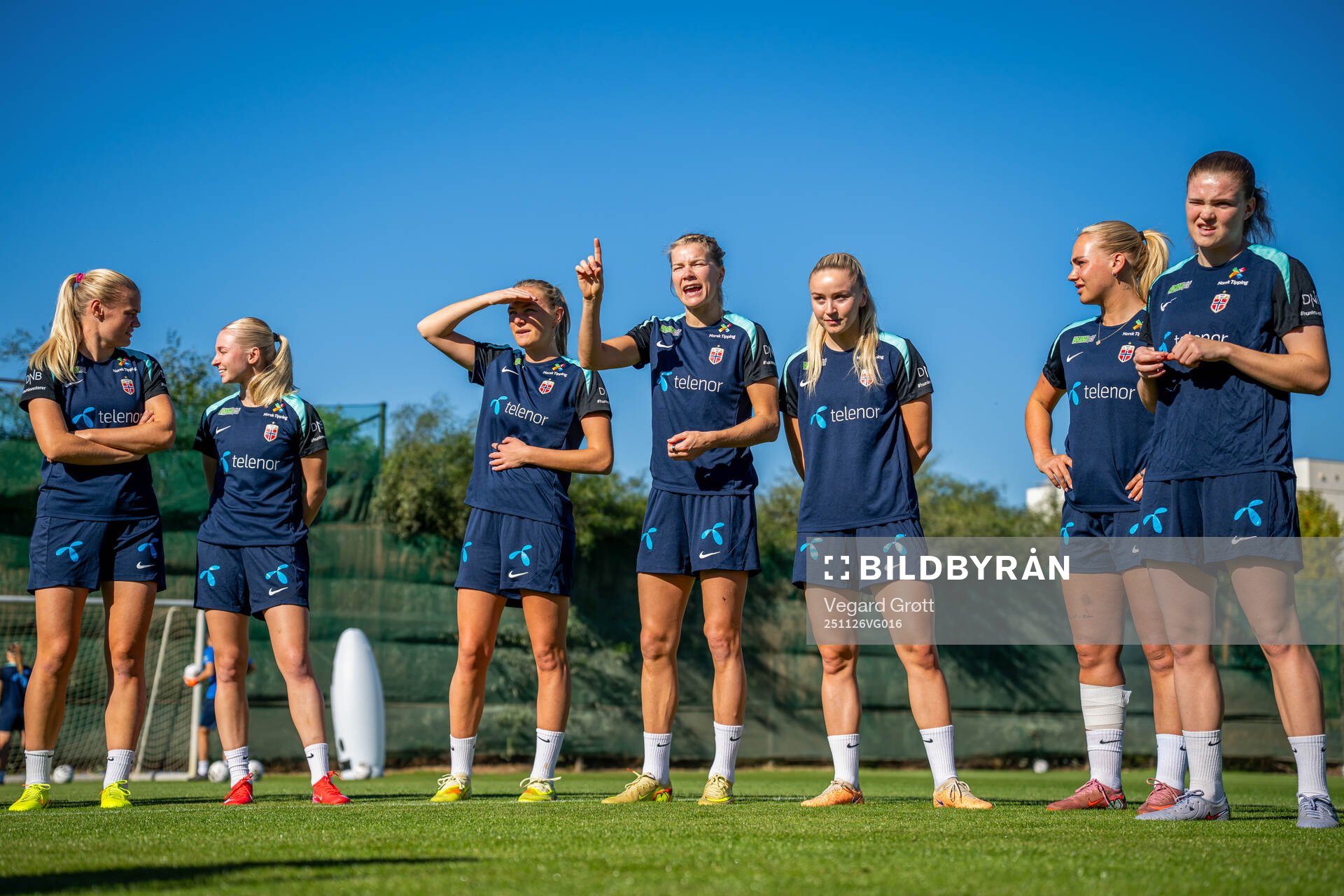 Frida Maanum, Ada Hegerberg, Anna Langås Jøsendal and