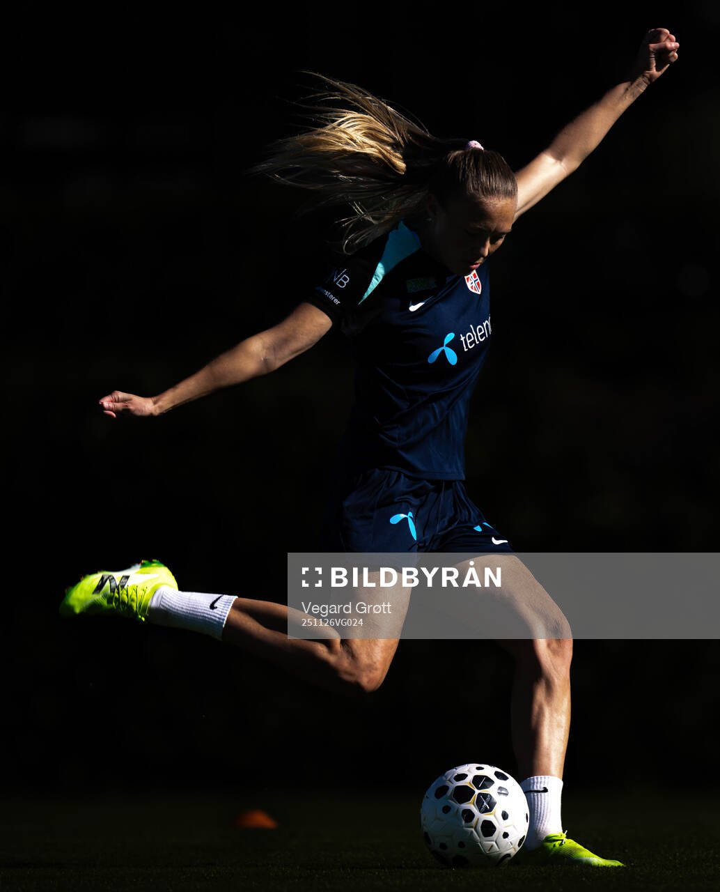 Synne Sofie Kinden Jensen of the Norwegian women's national