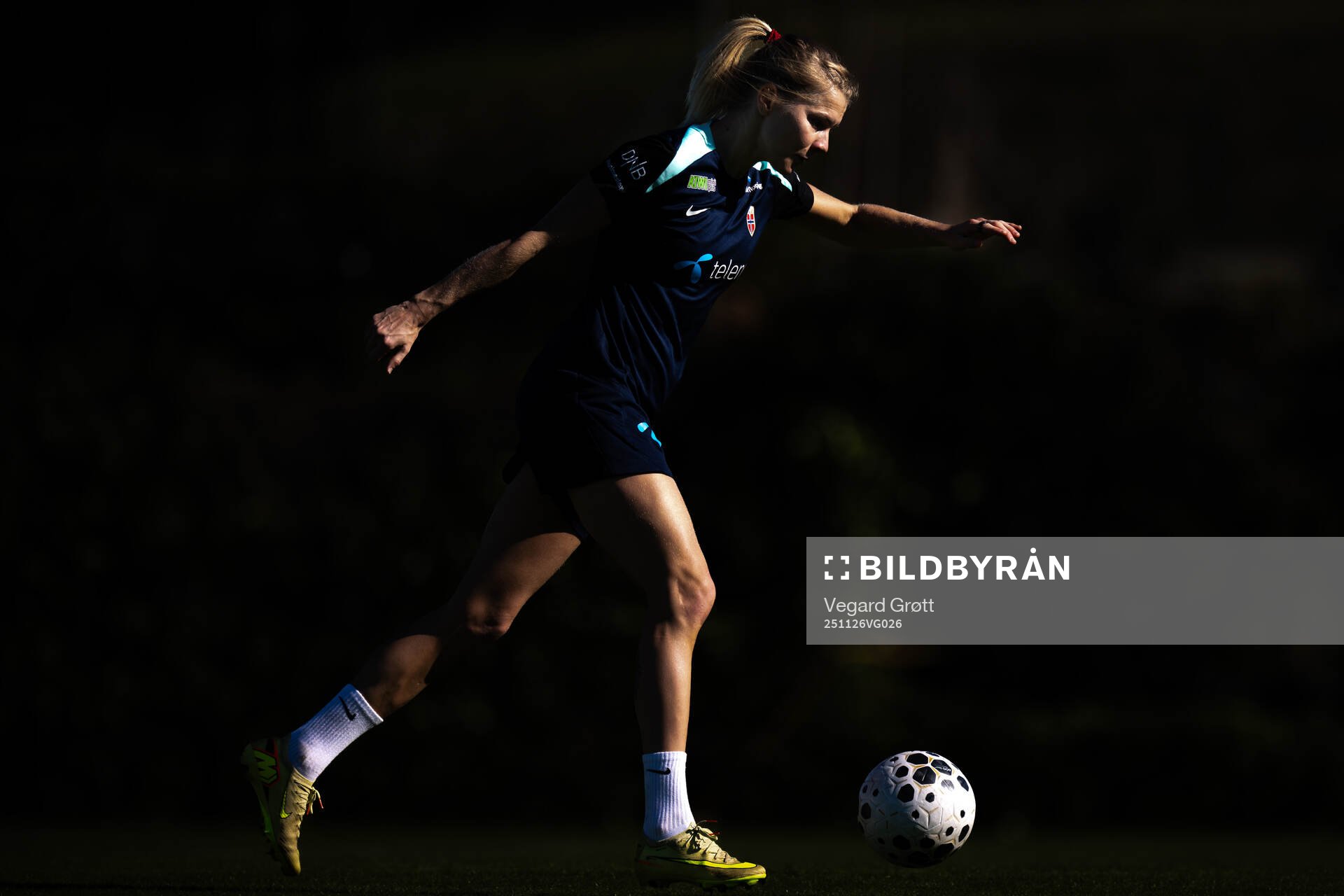Ada Hegerberg of the Norwegian women's national football