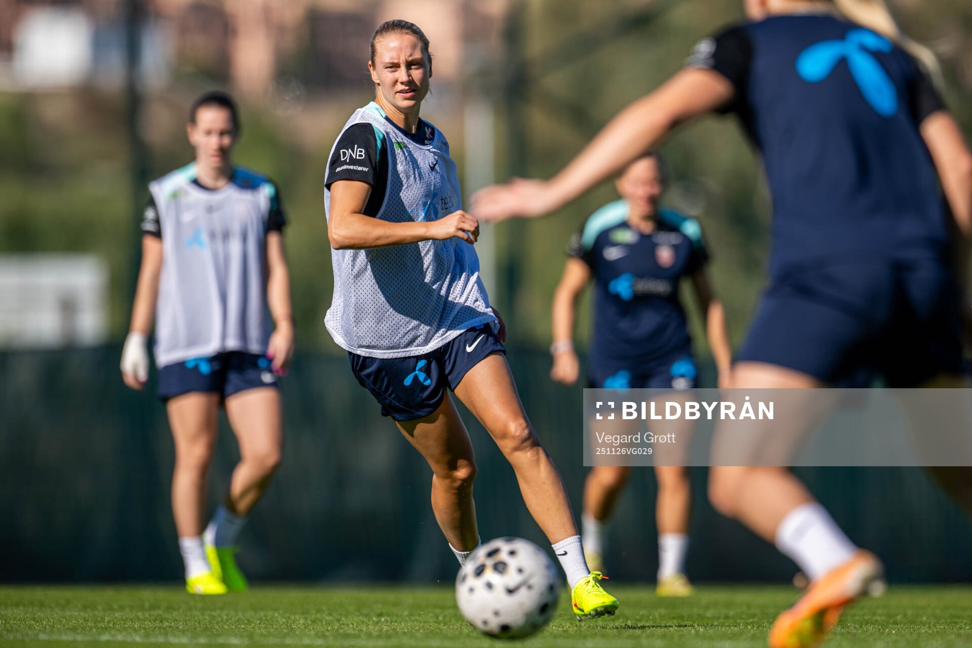 Lisa Naalsund of the Norwegian women's national football
