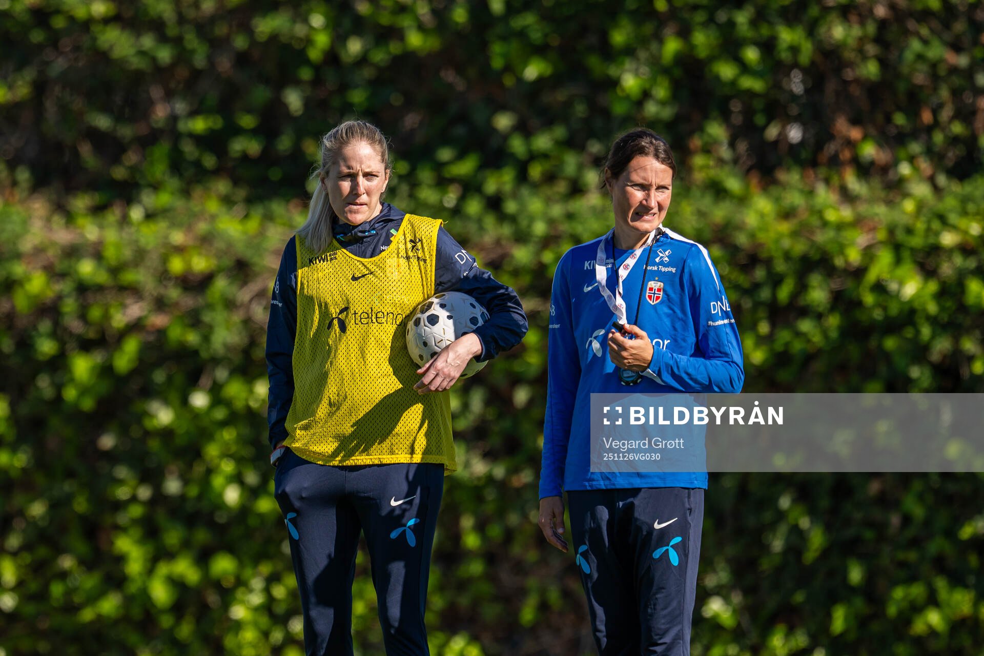 Head coach Gemma Grainger and assistant coach Ingvild