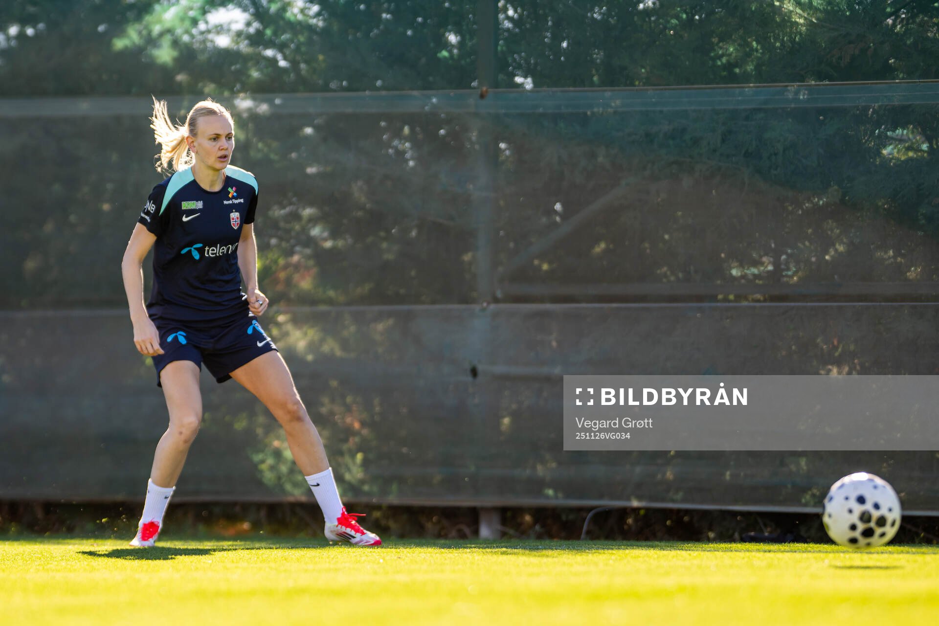 Karina Sævik of the Norwegian women's national football
