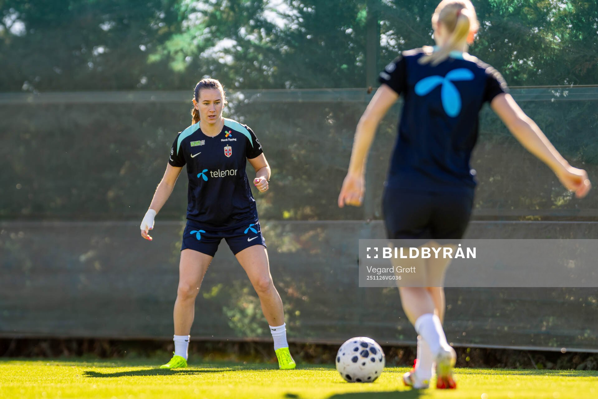 Elisabeth Terland of the Norwegian women's national