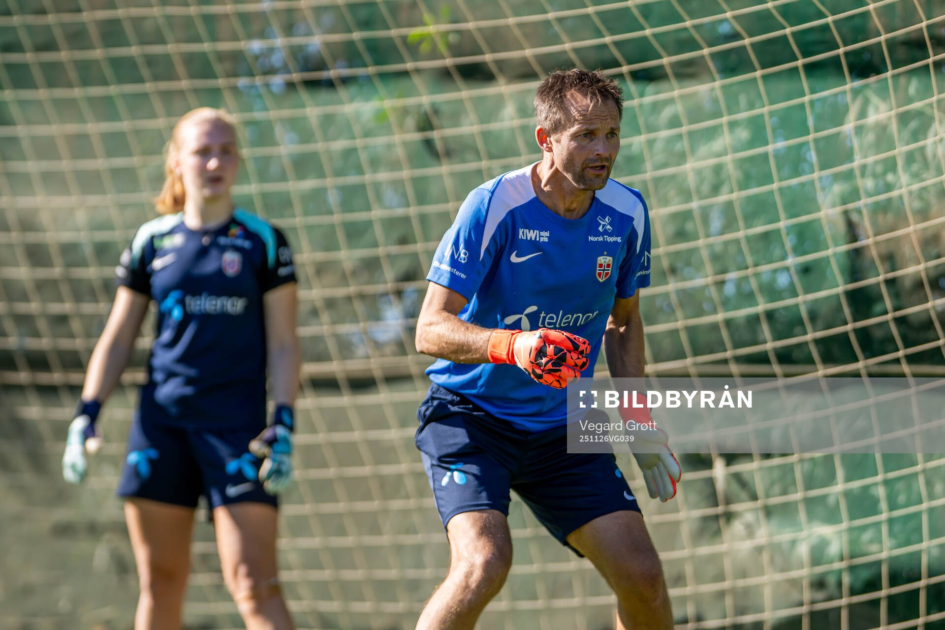 Jon Knudsen, goalkeeper coach of the Norwegian women's