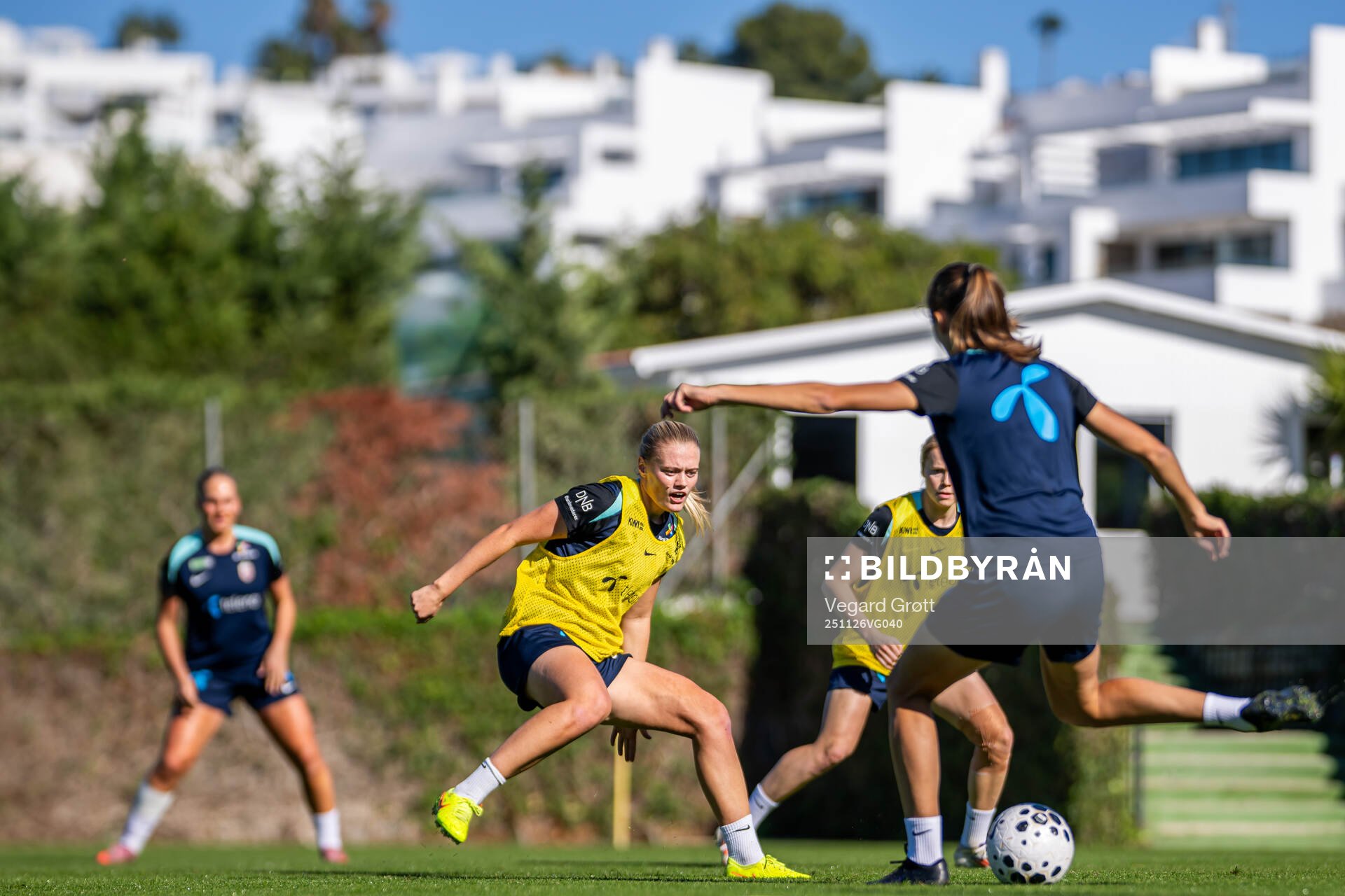 Mathilde Harviken of the Norwegian women's national