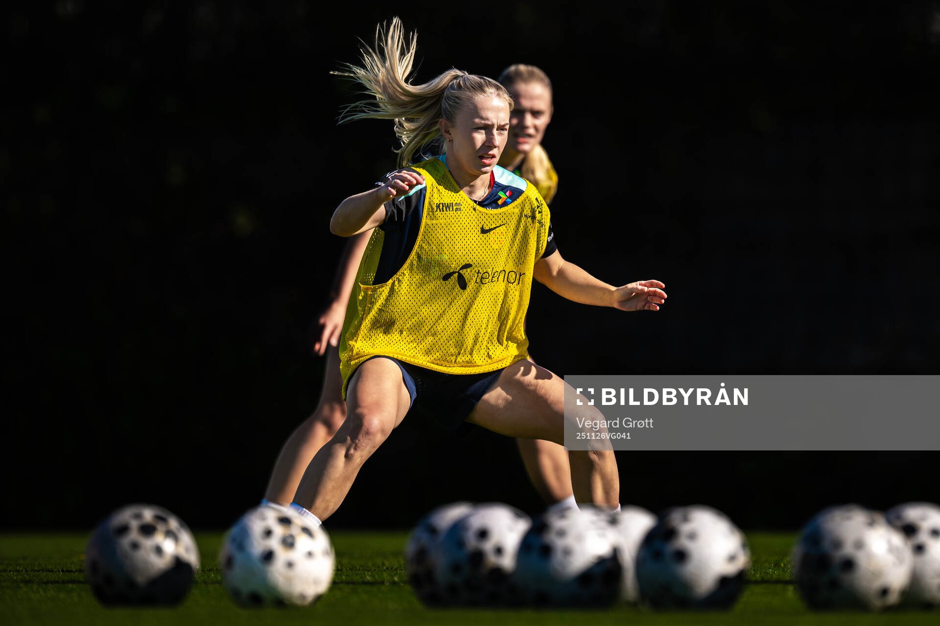 Thea Bjelde of the Norwegian women's national football team