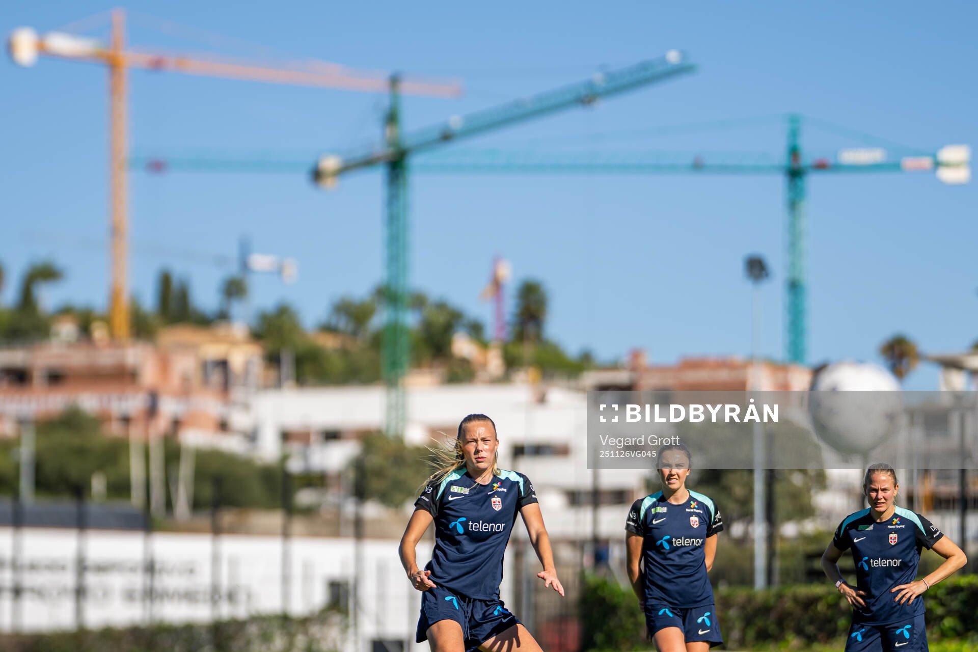Synne Sofie Kinden Jensen, Ingrid Syrstad Engen and Guro
