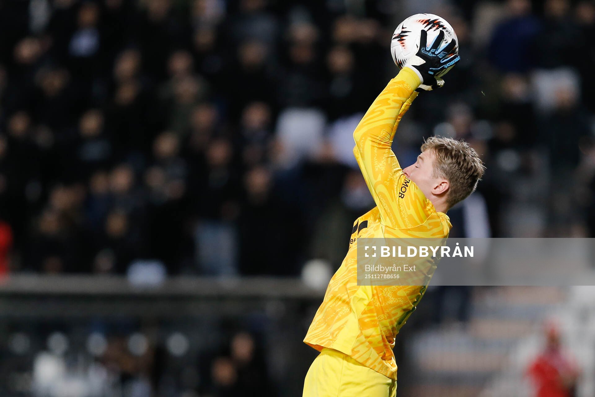 Goalkeeper Mathias Dyngeland of Brann