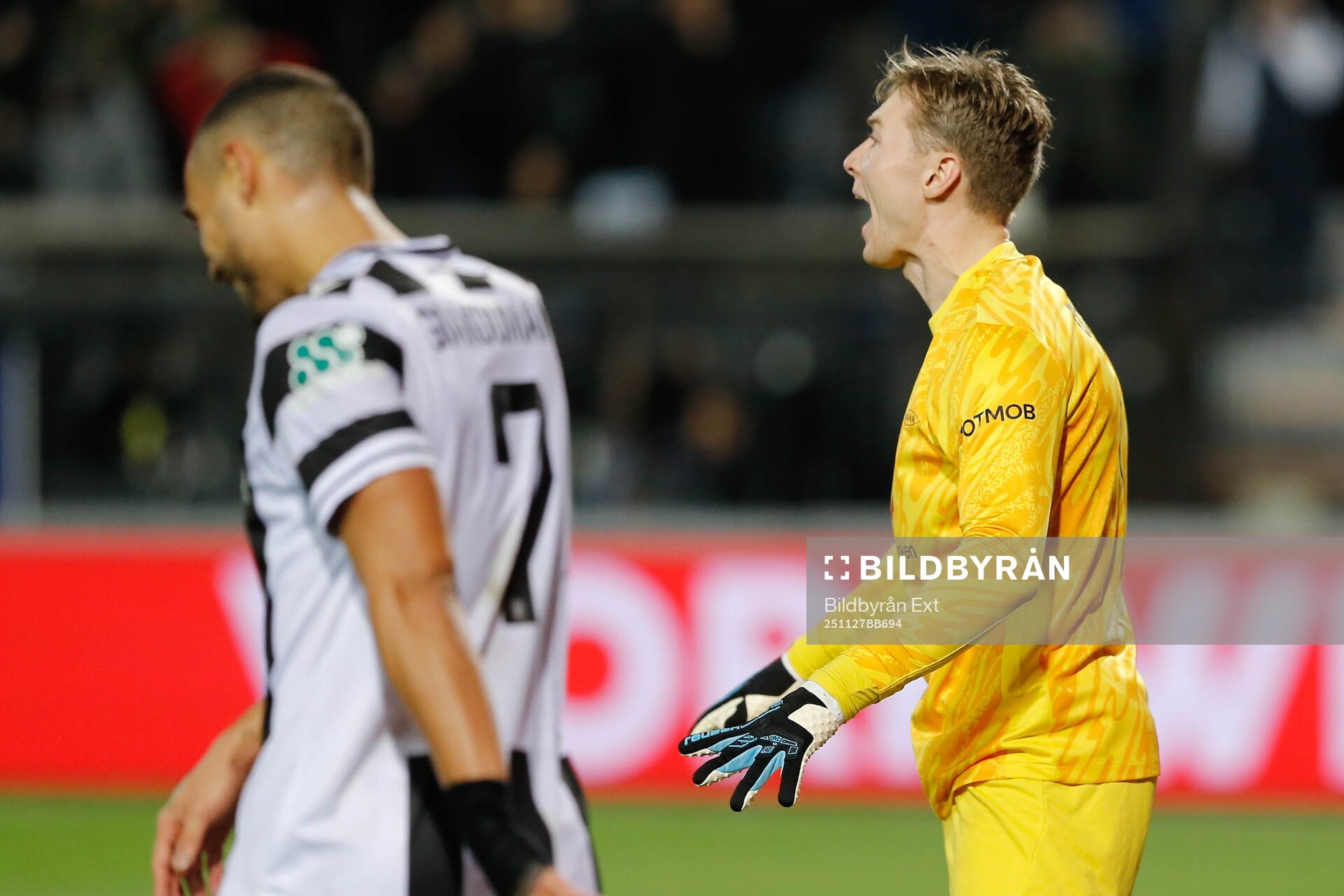 Goalkeeper Mathias Dyngeland of Brann