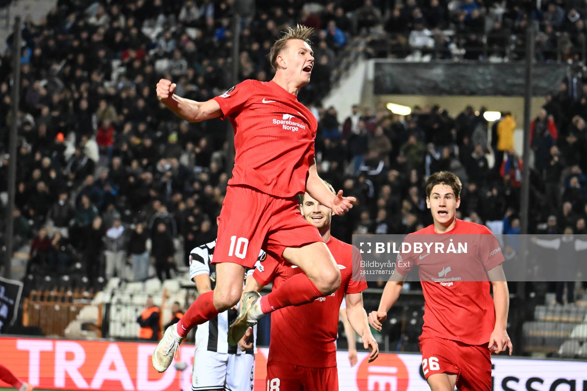 Emil Kornvig of Brann celebrates