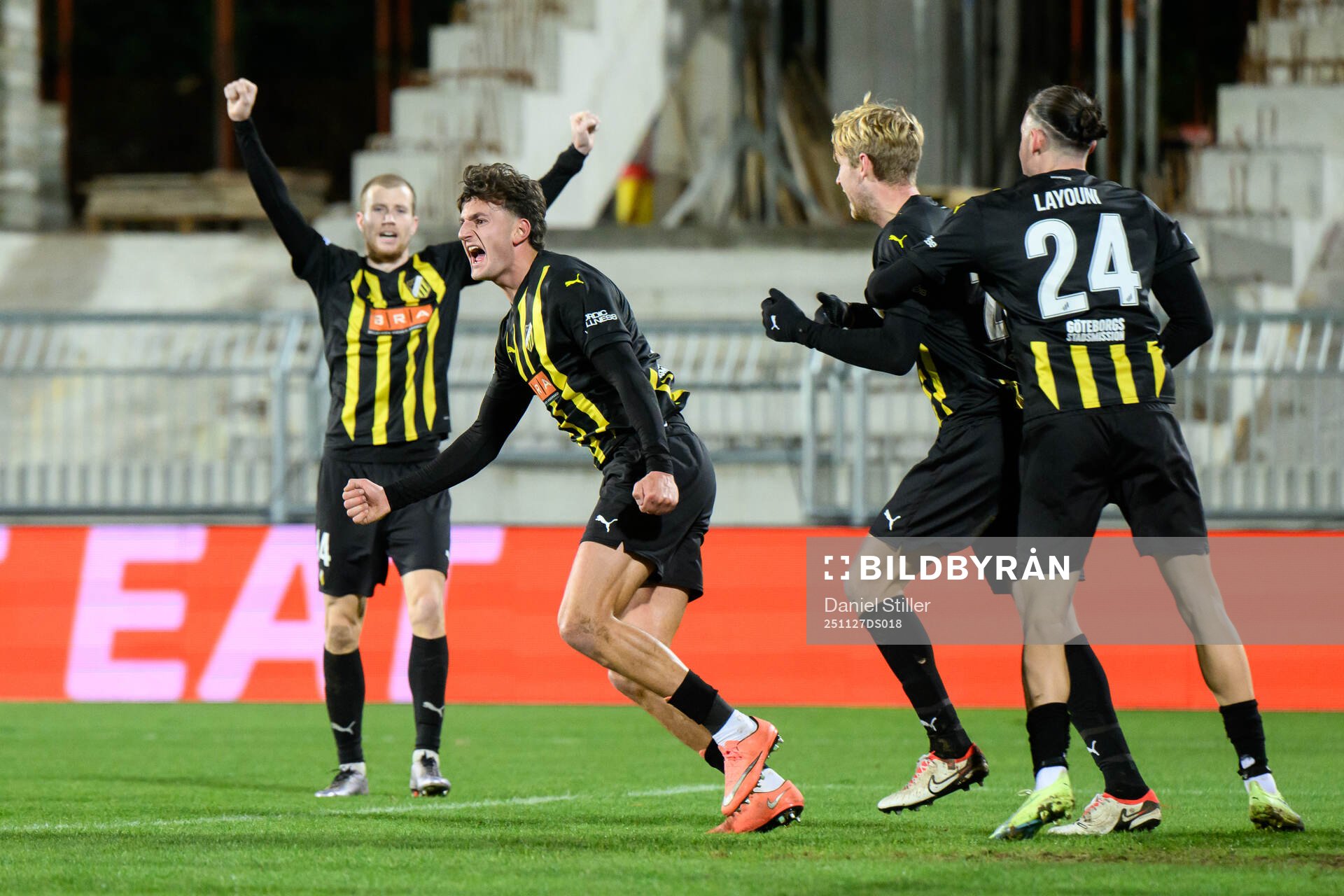 Silas Andersen of Häcken celebrates