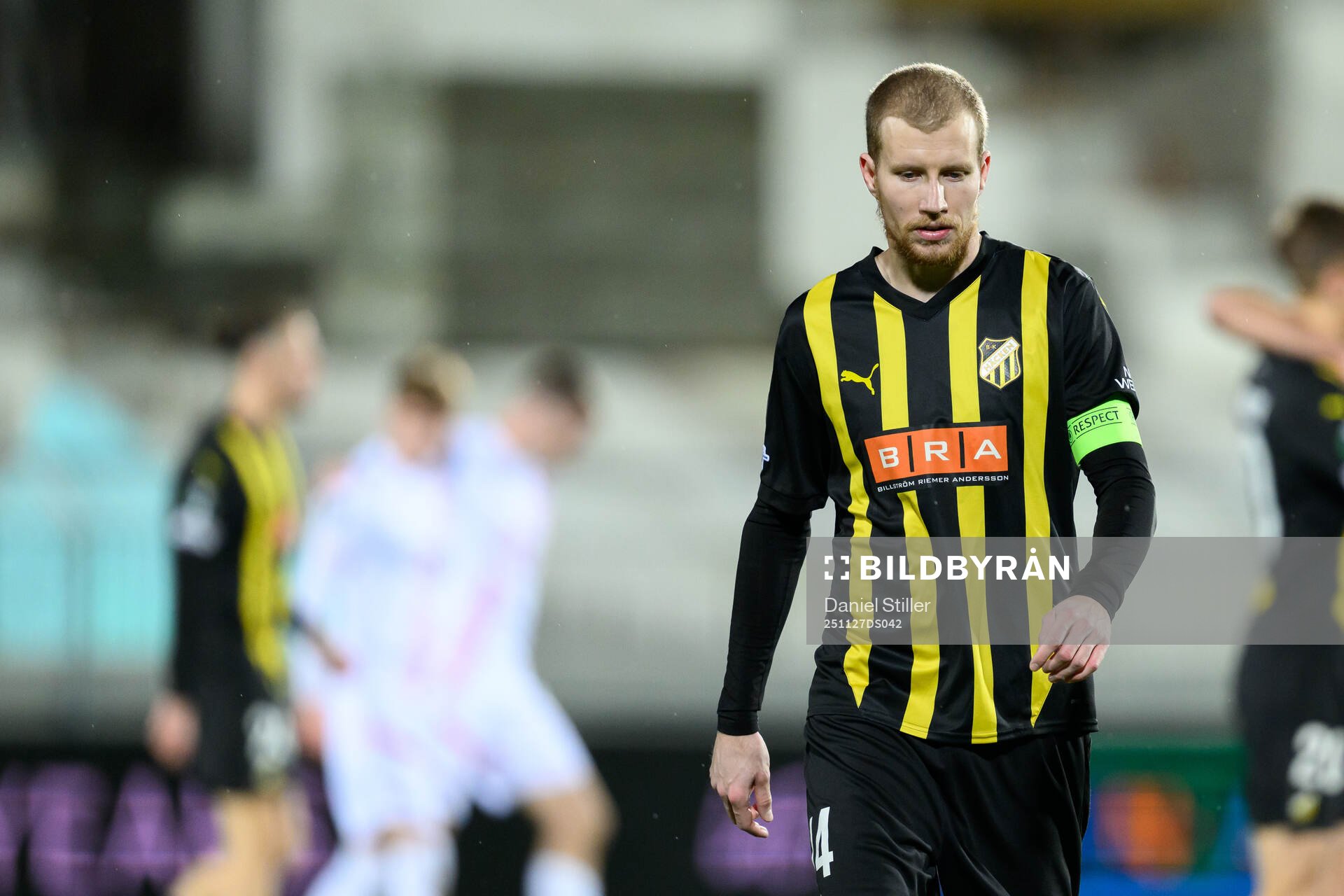 Simon Gustafson of Häcken looks dejected