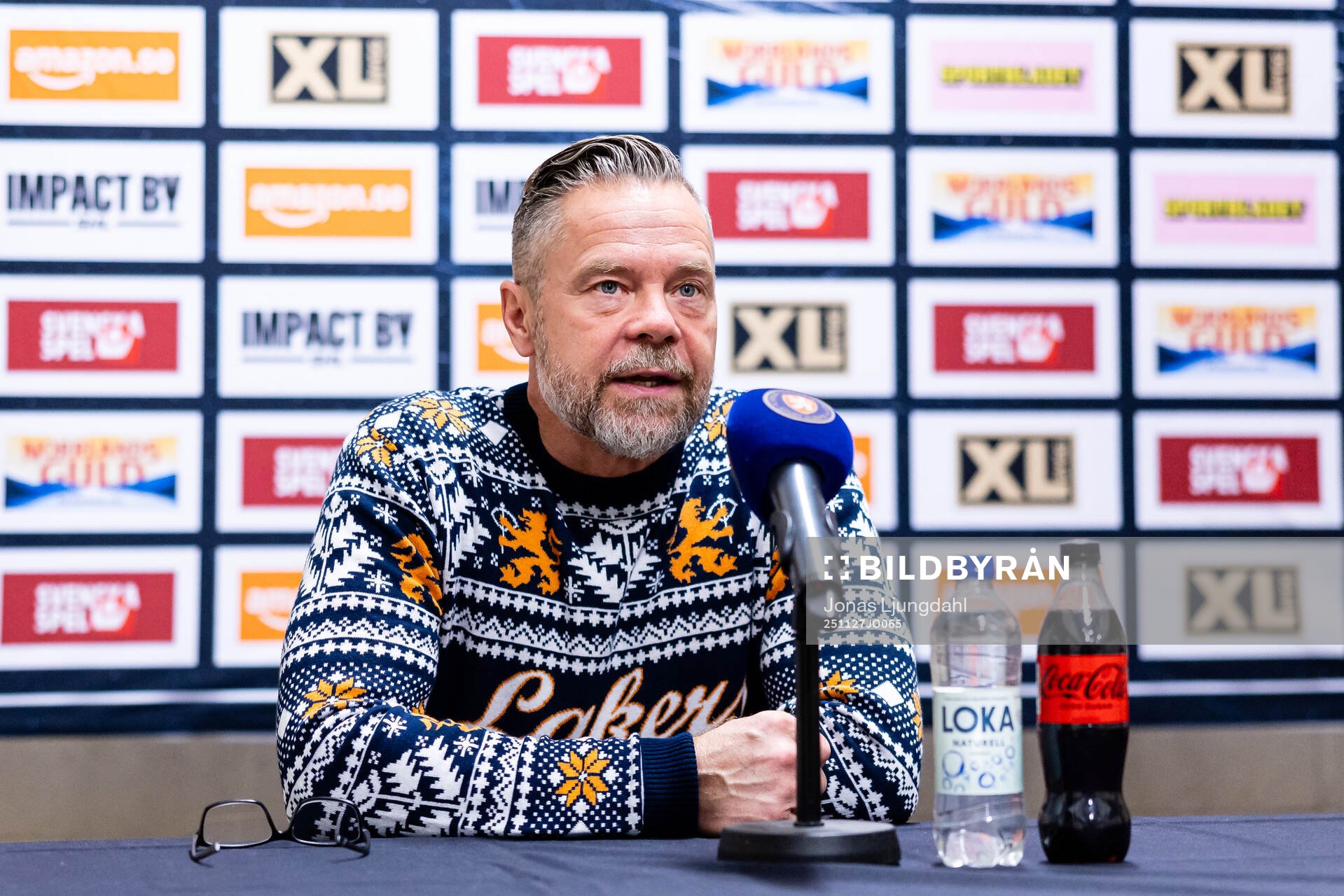 Växjös assisterande tränare Fredrik Hellgren på