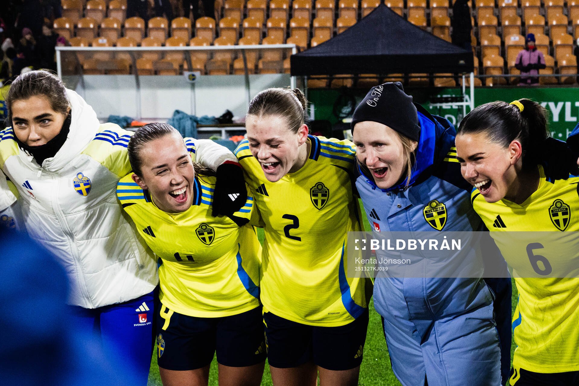 Goalkeeper Ebba Steen, Athinna Persson Lundgrenm, Sofia