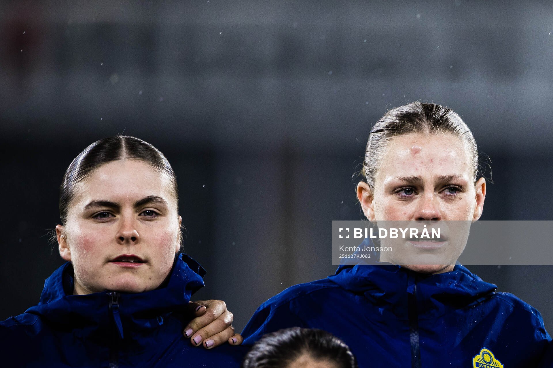 Hanna Wijk and Sofia Reidy of Sweden