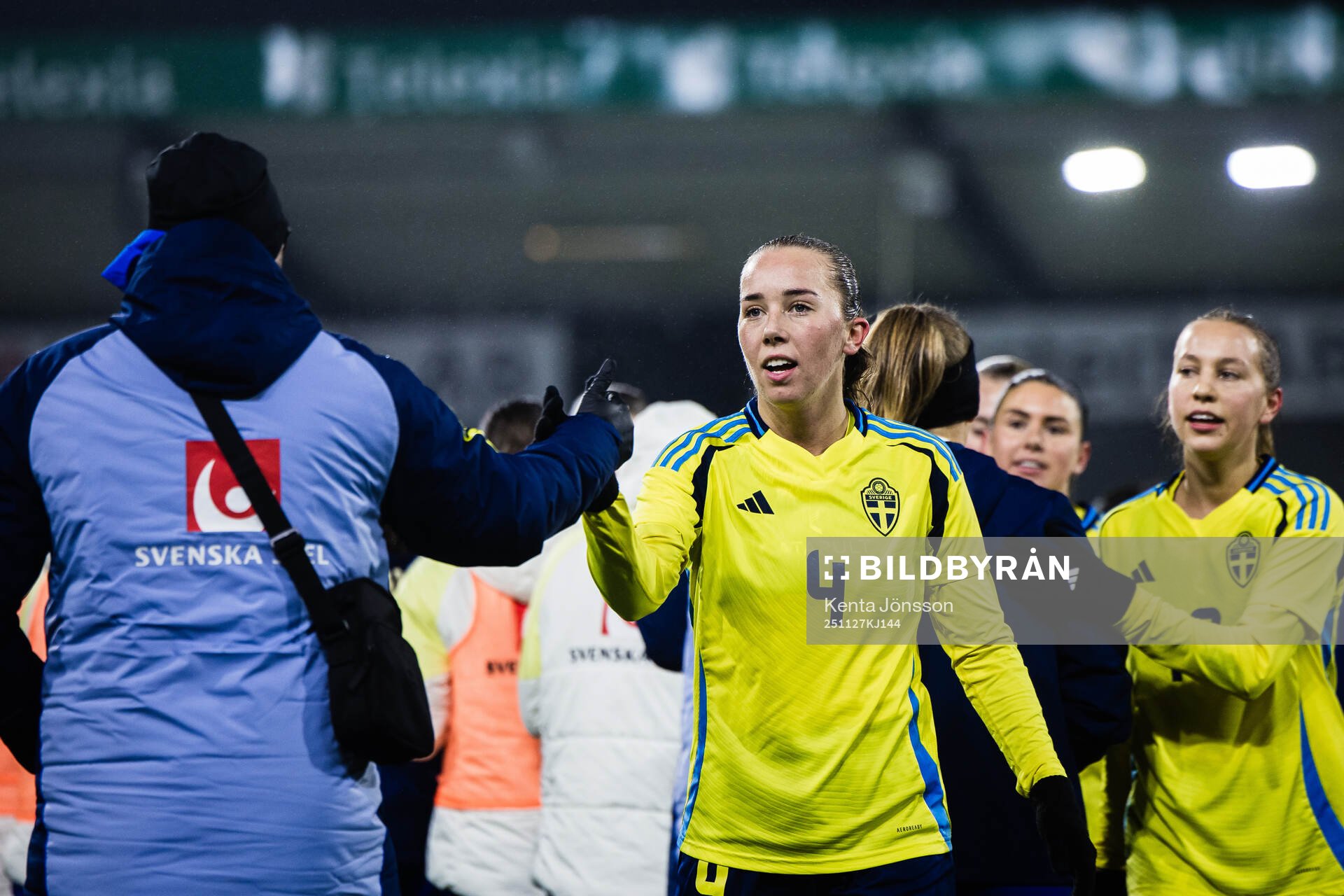 Athinna Persson Lundgren of Sweden celebrates