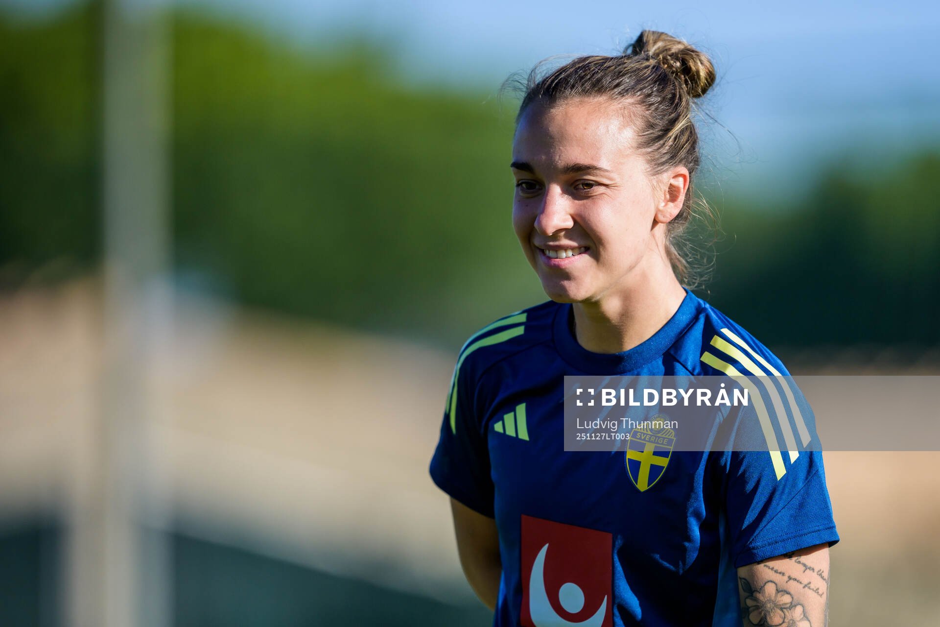 Julia Zigiotti Olme of the women's national football team
