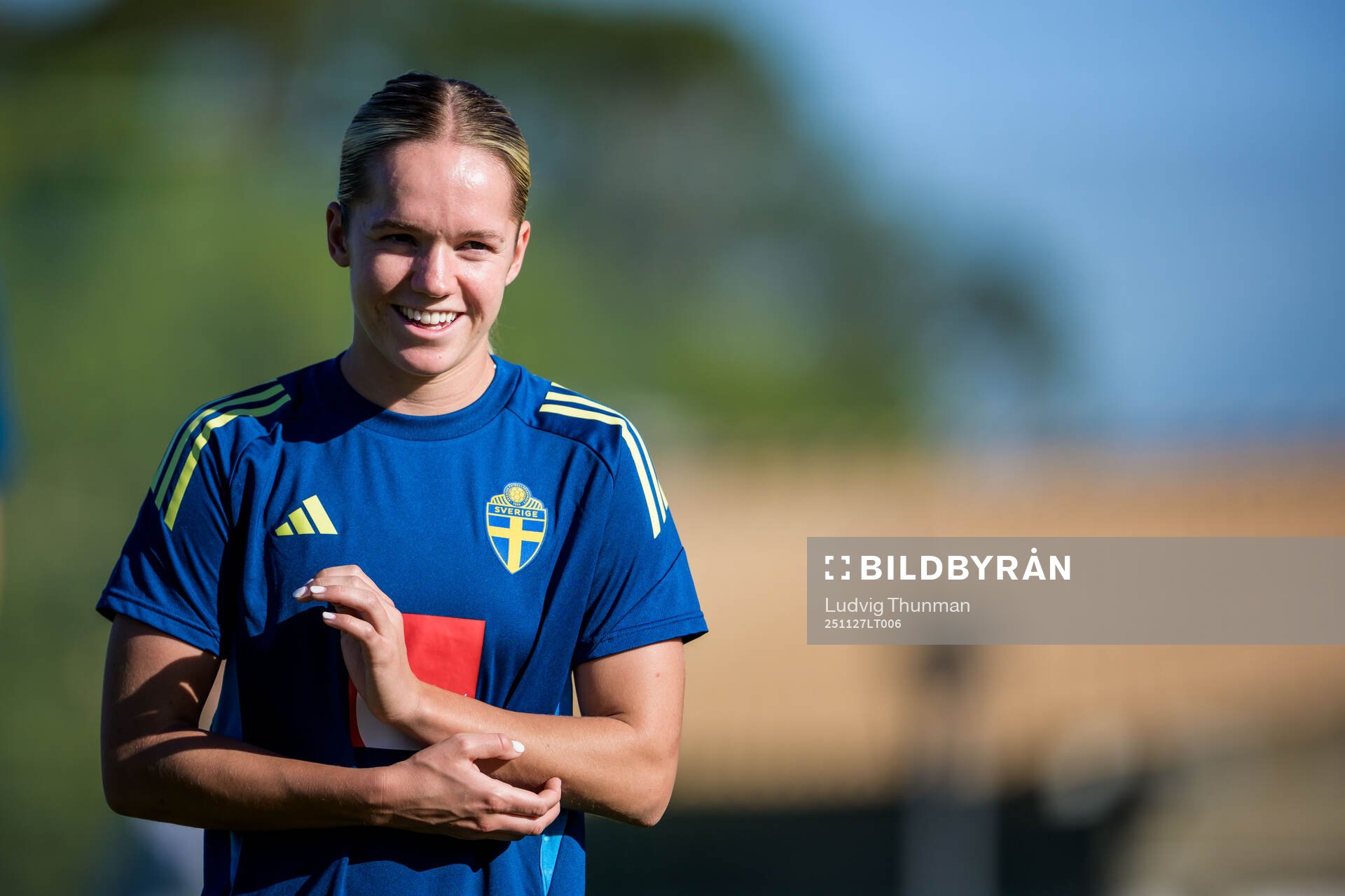Hanna Lundkvist of the women's national football team of