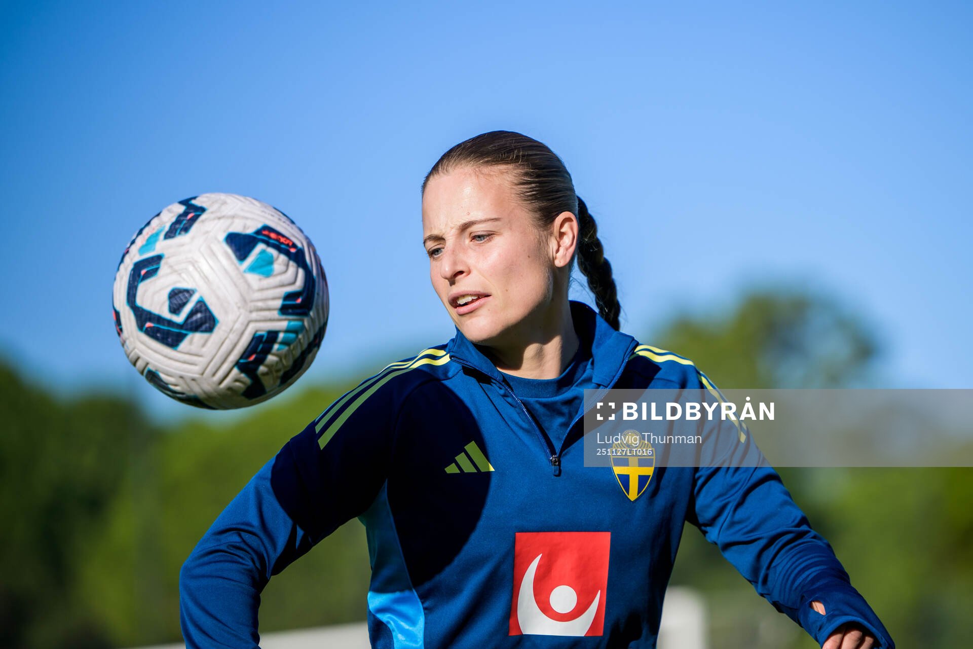 Anna Alvegård of the women's national football team of