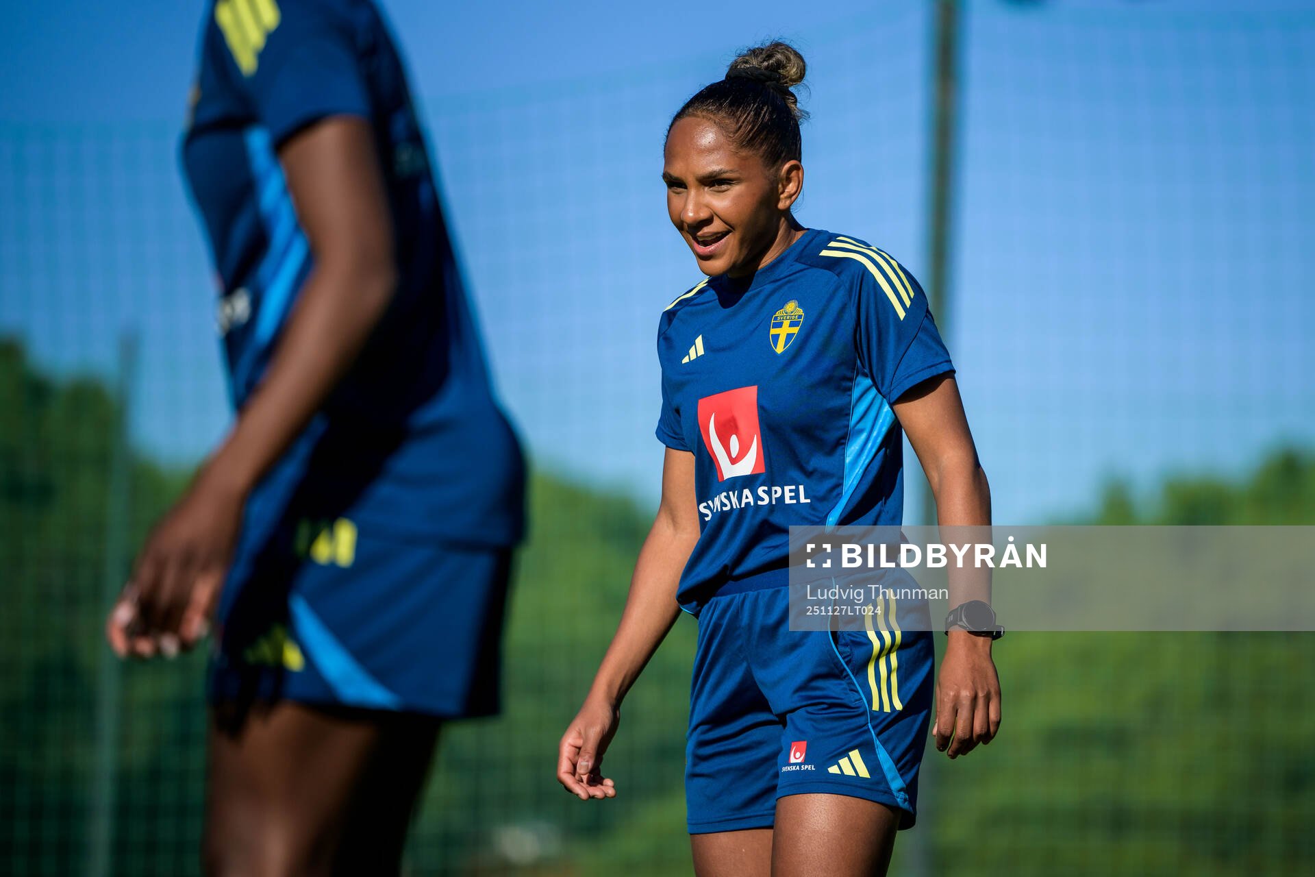 Madelen Janogy of the women's national football team of