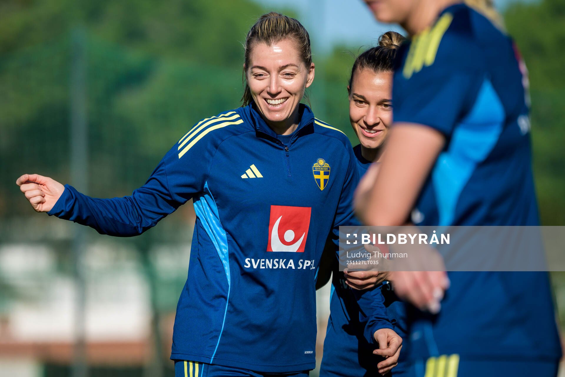 Linda Sembrant and Julia Zigiotti Olme of the women's