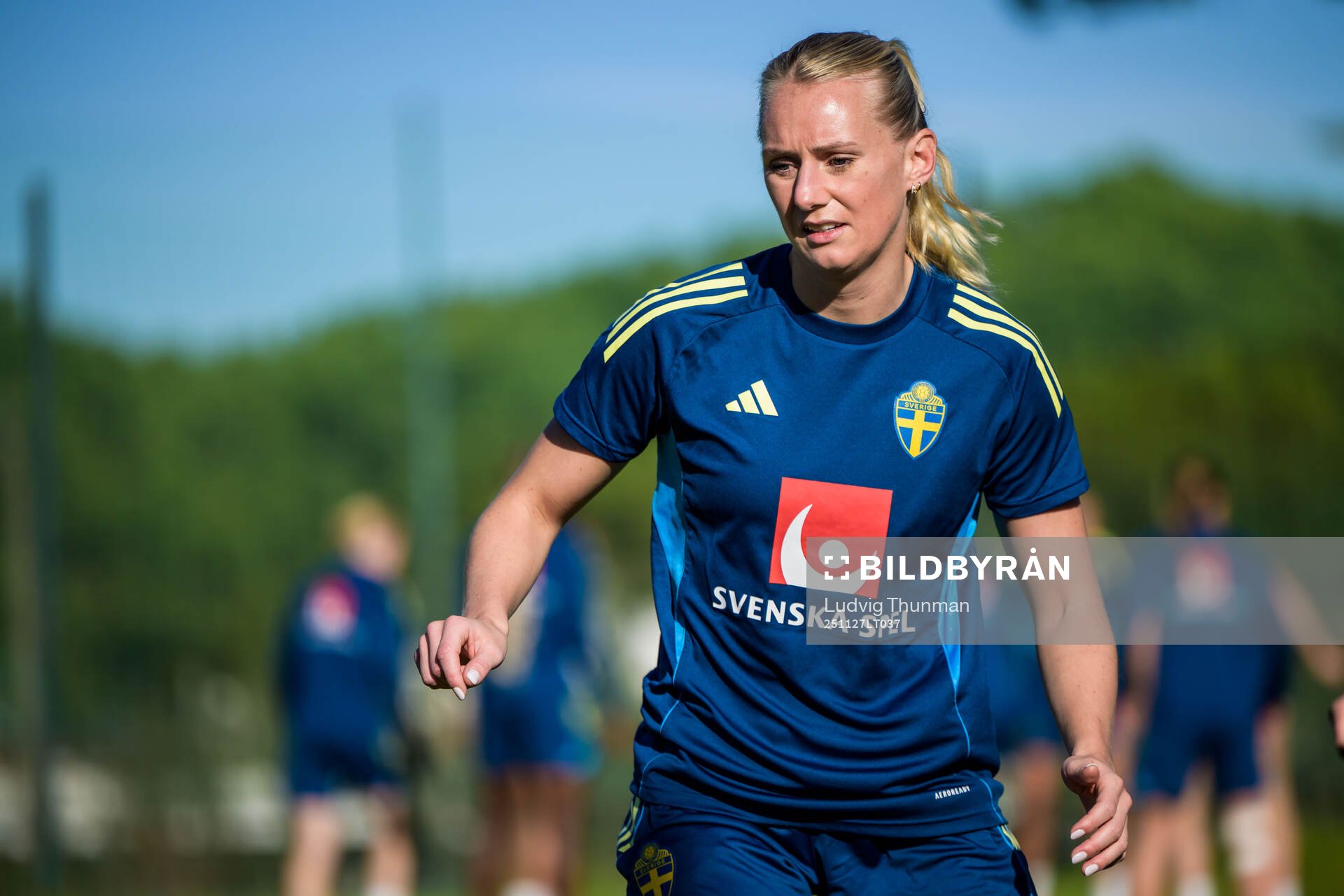 Stina Blackstenius of the women's national football team of