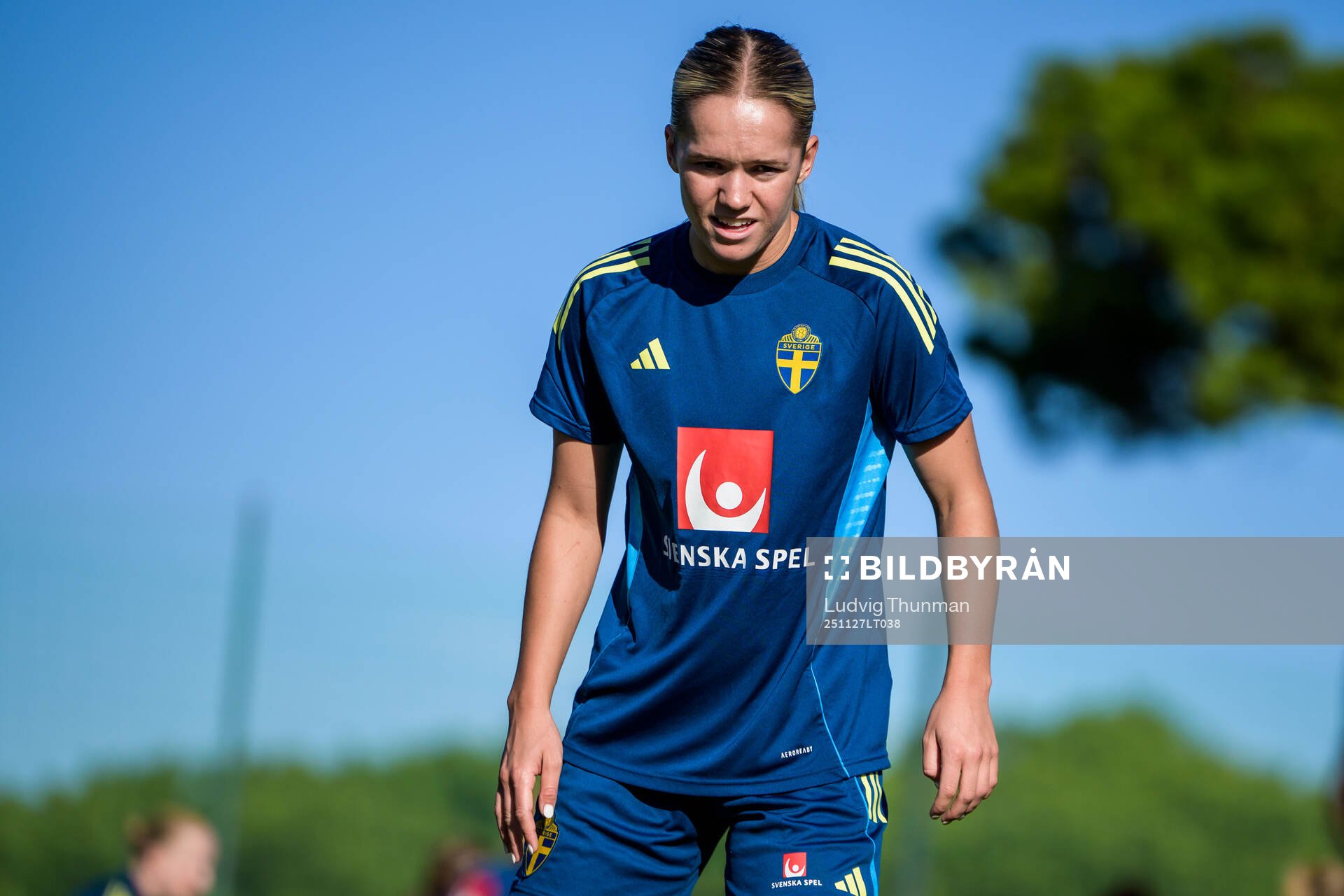 Hanna Lundkvist of the women's national football team of