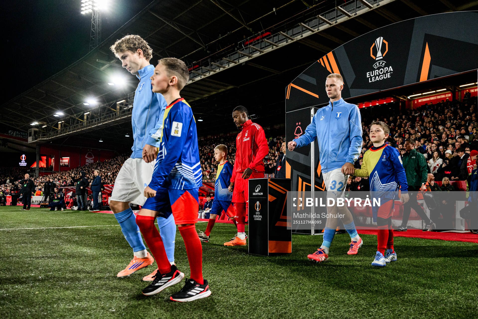 Hugo Bolin and Daniel Gudjohnsen of Malmö FF