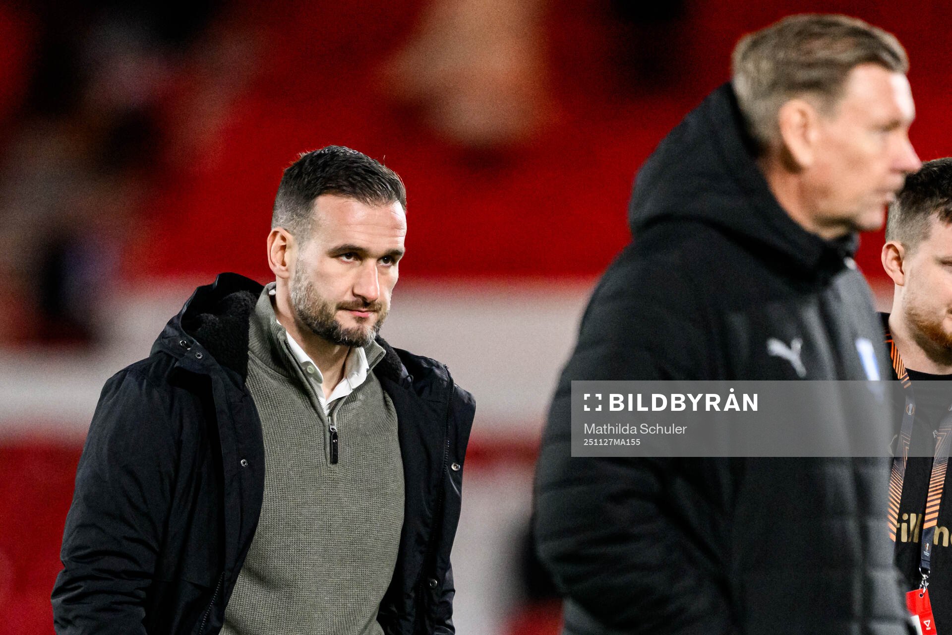 Head coach Anes Mravac of Malmö FF looks dejected