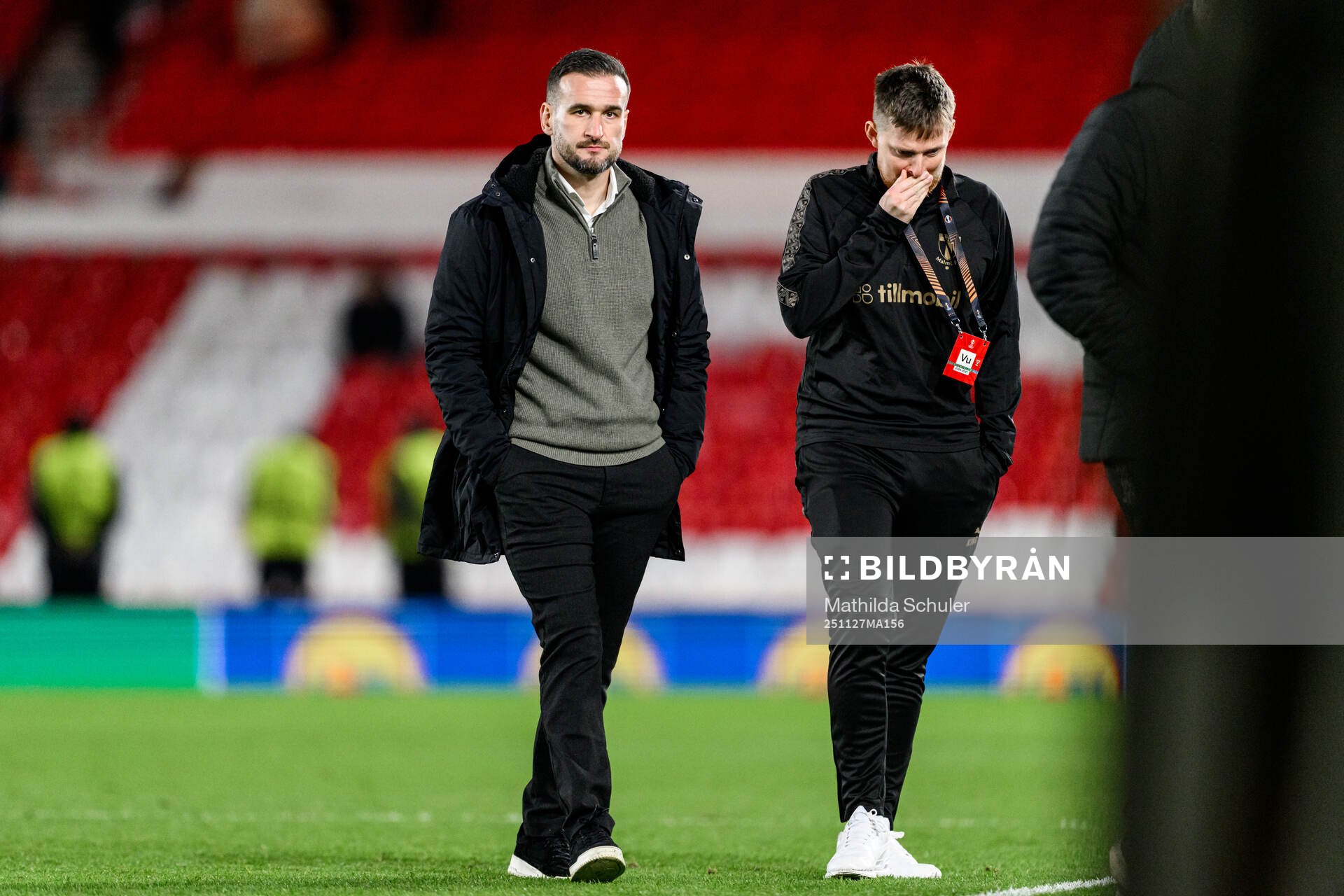 Head coach Anes Mravac of Malmö FF looks dejected