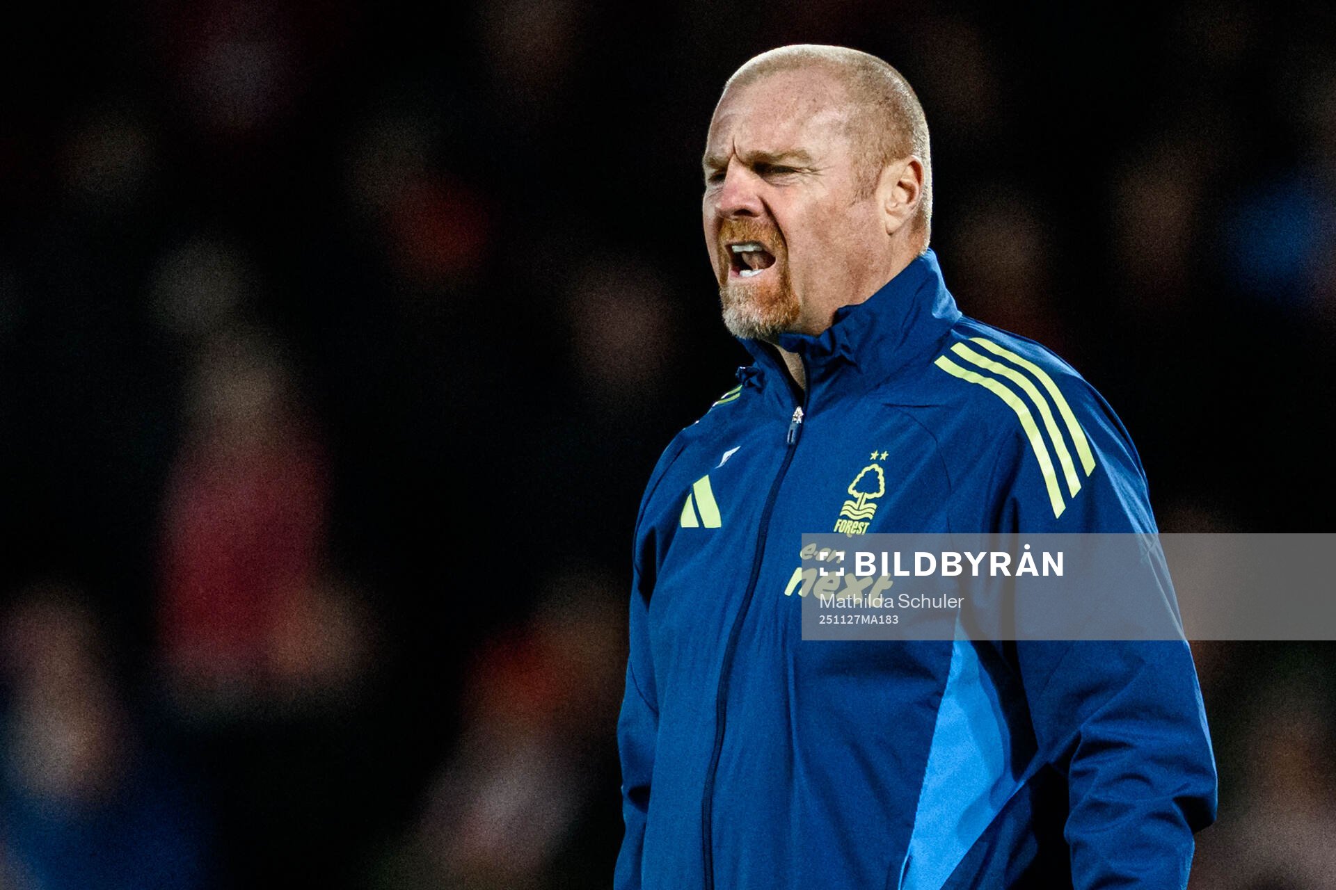 Head coach Sean Dyche of Nottingham Forest