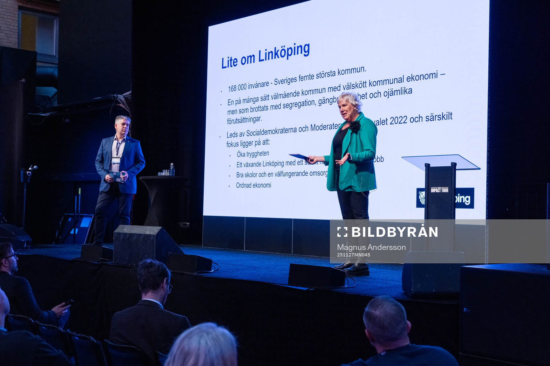 e vice ordförande i Linköpings kommun och Kristina Edlund