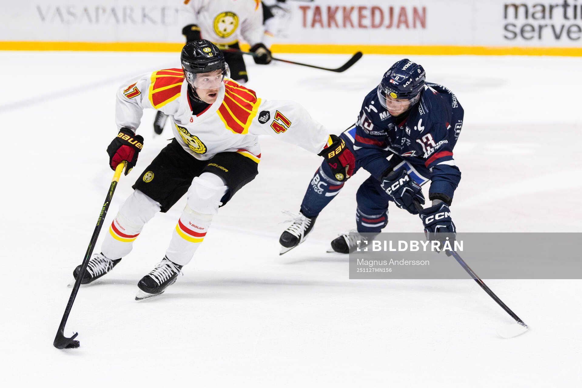 Brynäs Lucas Pettersson och Linköpings Jakub Vrana