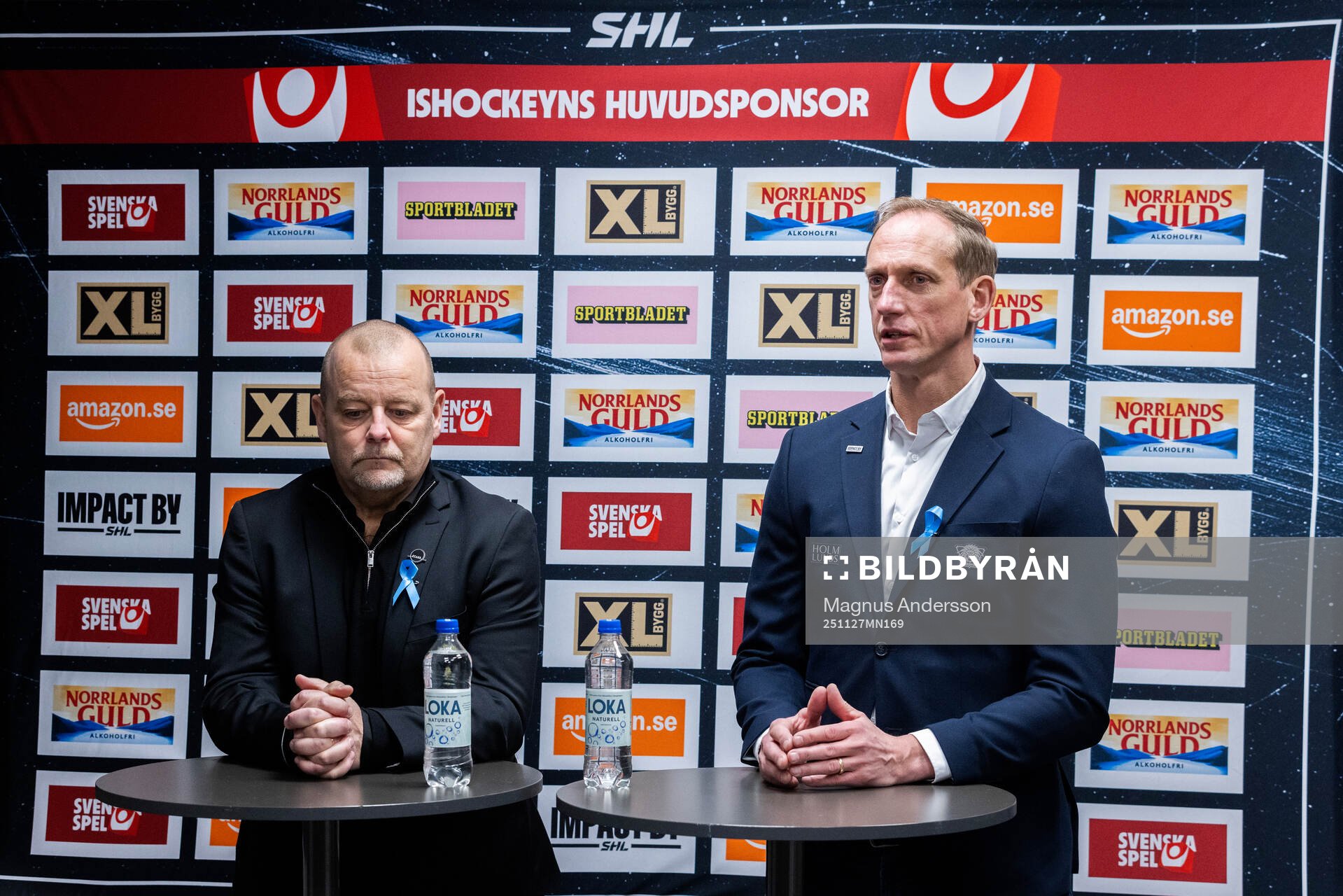 Brynäs tränare Niklas Gällstedt  och Linköpings