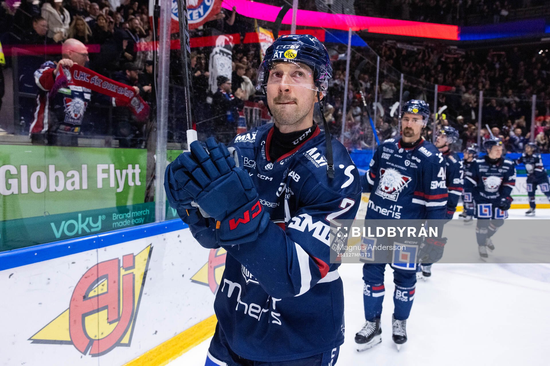 Linköpings Rasmus Rissanen jublar