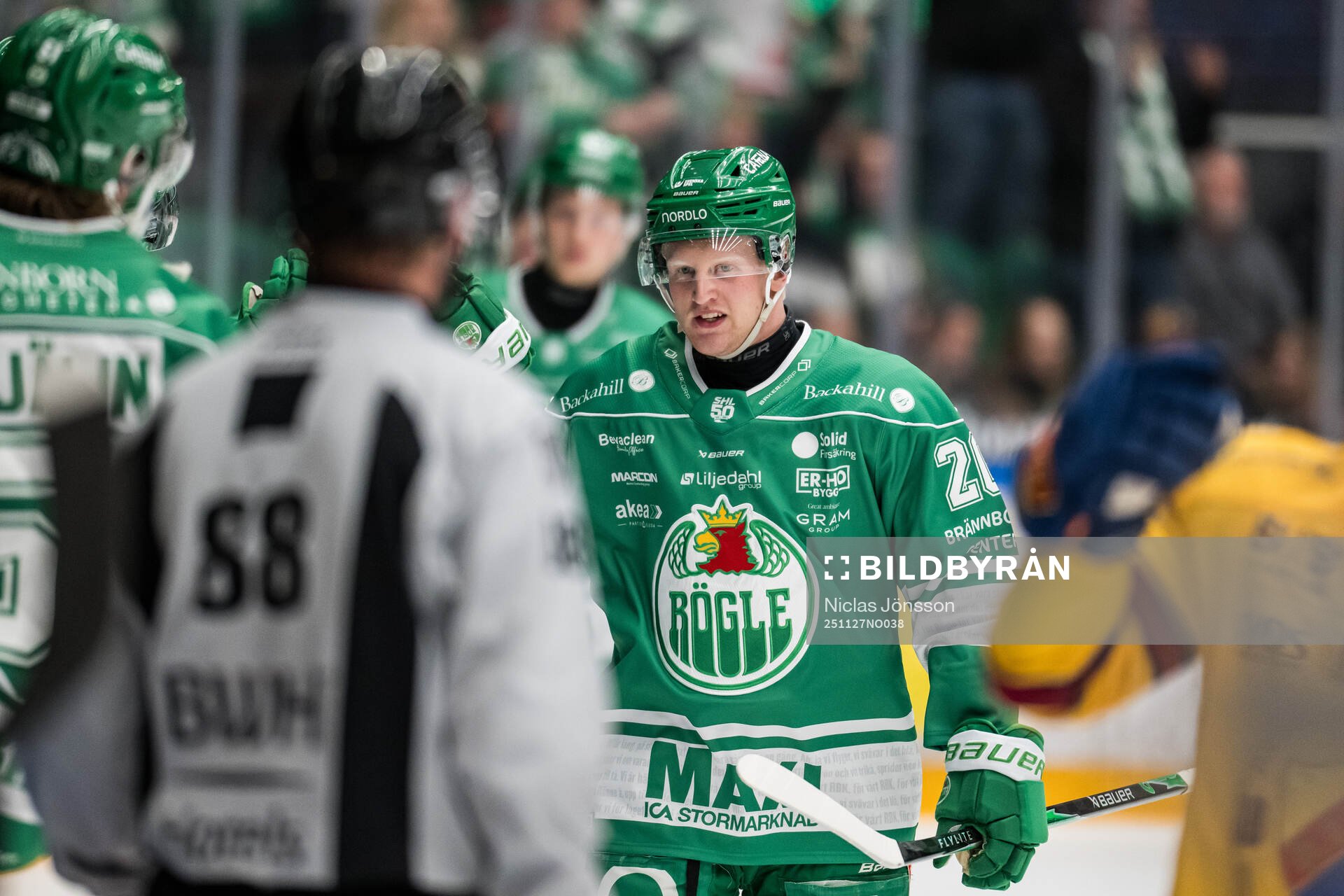 Rögles Marwin Jarbsjö jublar