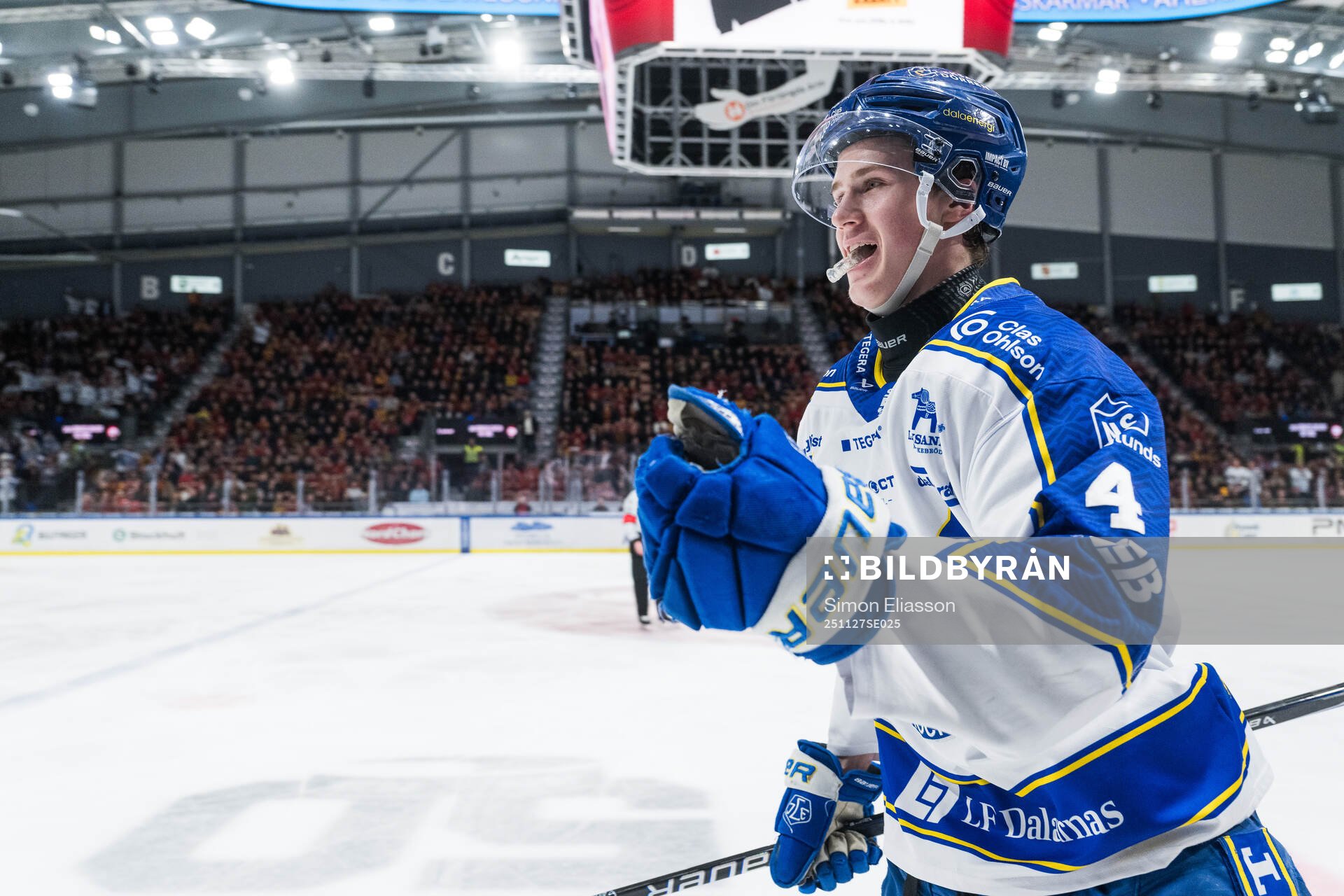 Leksands Tinus Luc Koblar jublar
