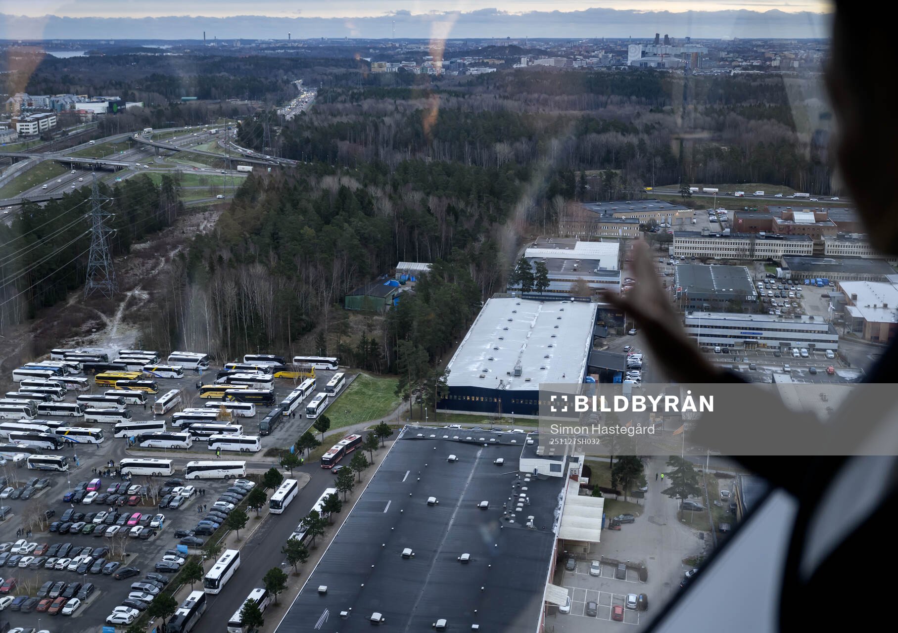 Utredningsområdet i Kista där Stockholm Stad och Svenska