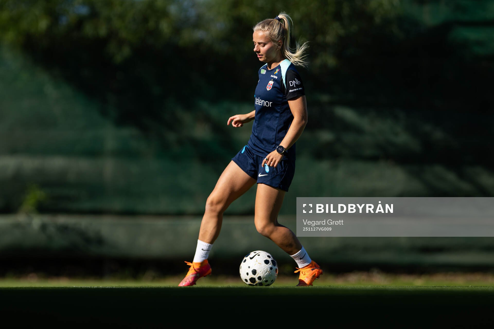 Emilie Woldvik of the Norwegian women's national football