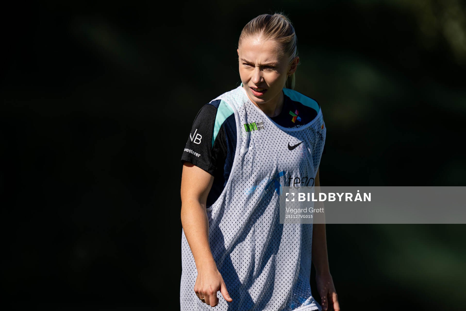 Thea Bjelde of the Norwegian women's national football team