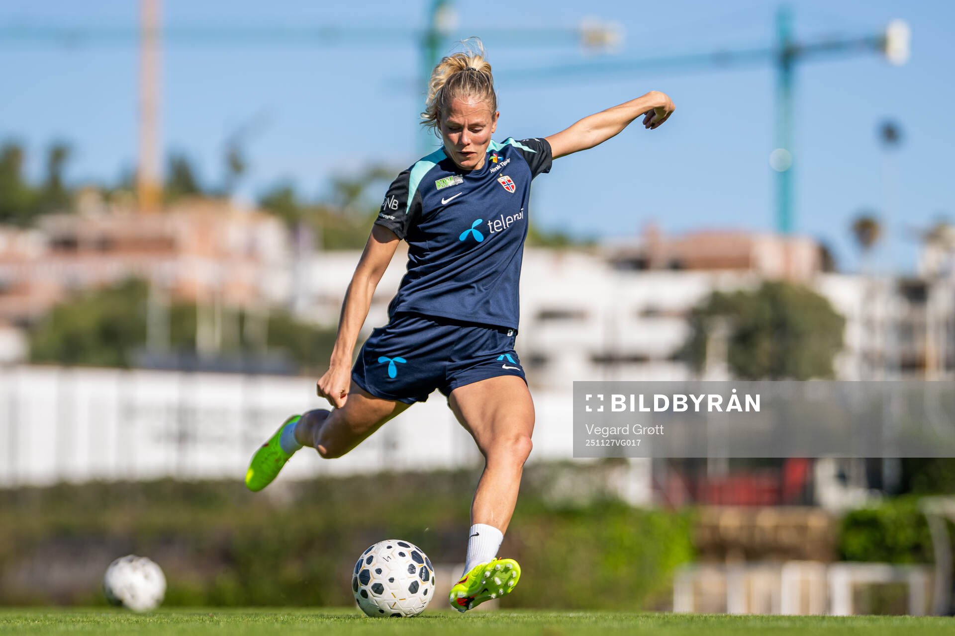 Guro Bergsvand of the Norwegian women's national football